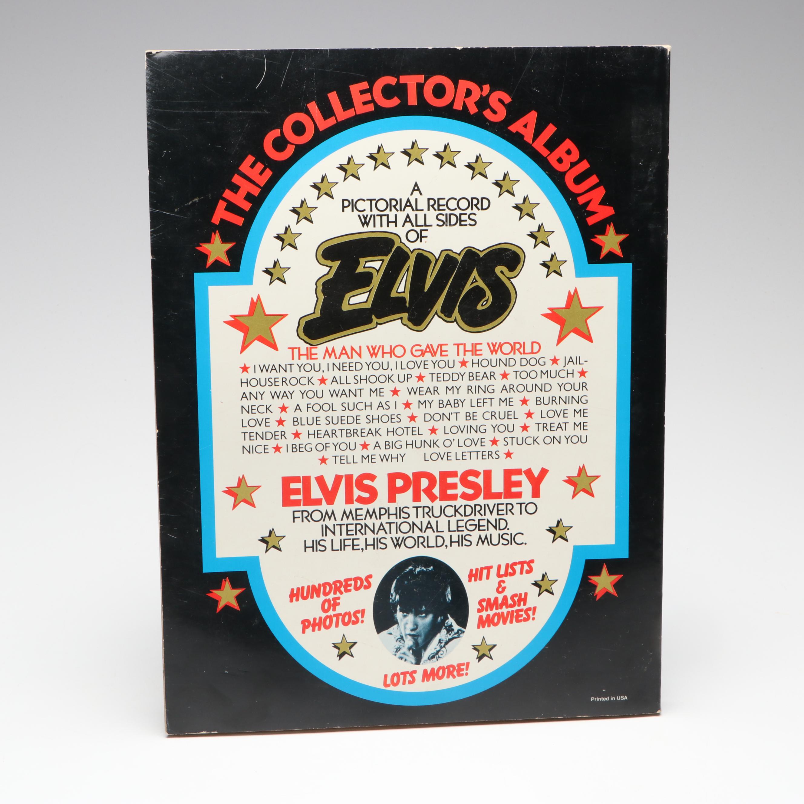 "Elvis Presley Scrapbook: Solid Gold Memories" and "Elvis, American Idol" Books