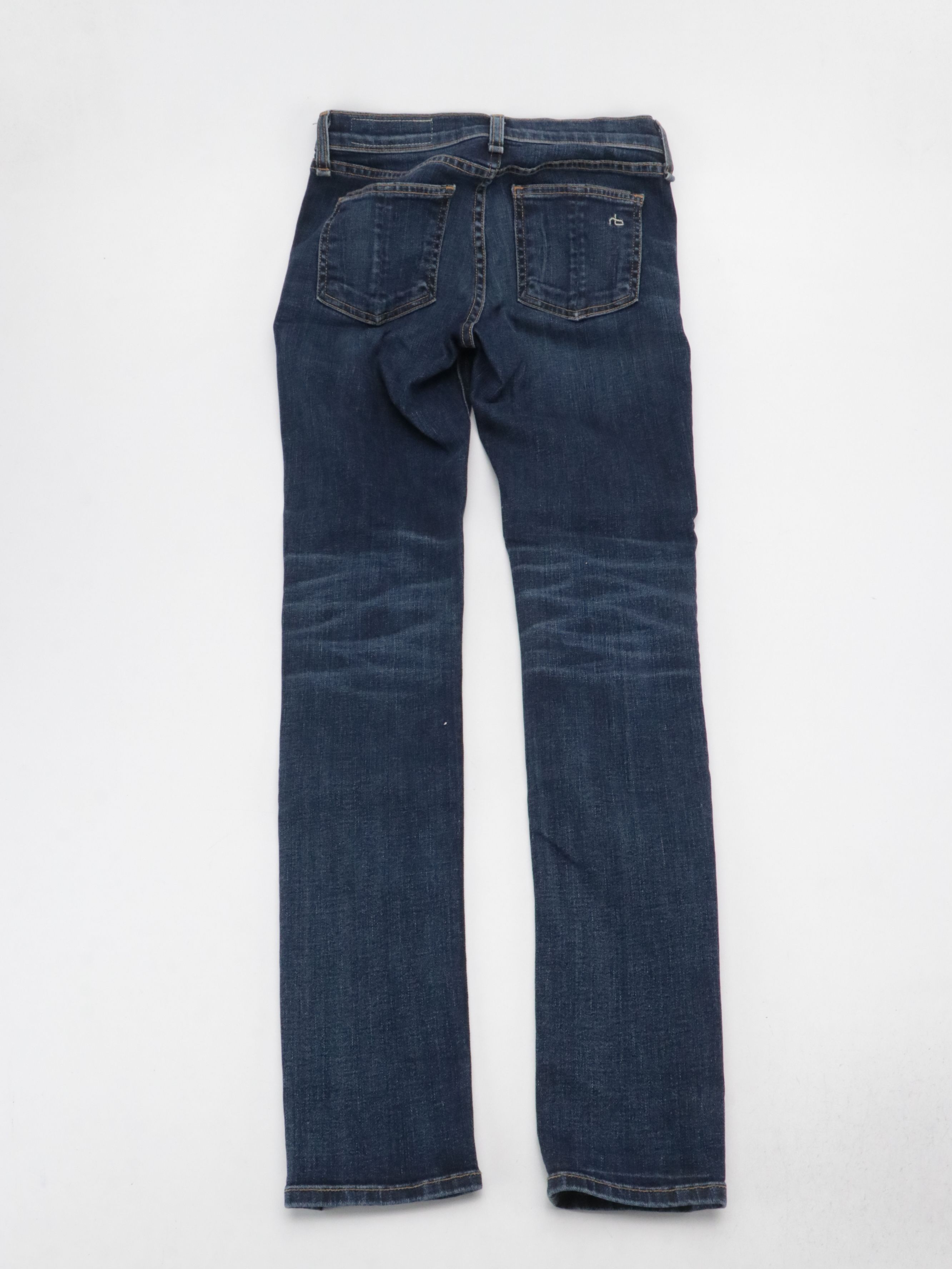 Rag & Bone Ripped Capris & Dark Blue Skinny Jeans with Black Jeggings