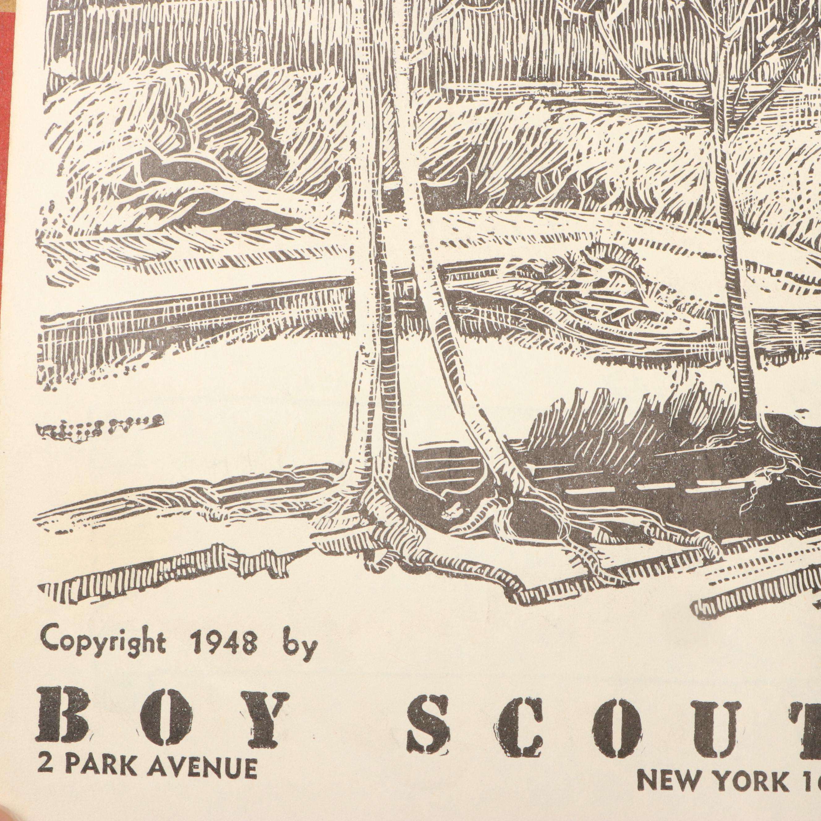"Handbook for Boys" with Other Scouts, Governmental, and More Vintage Books