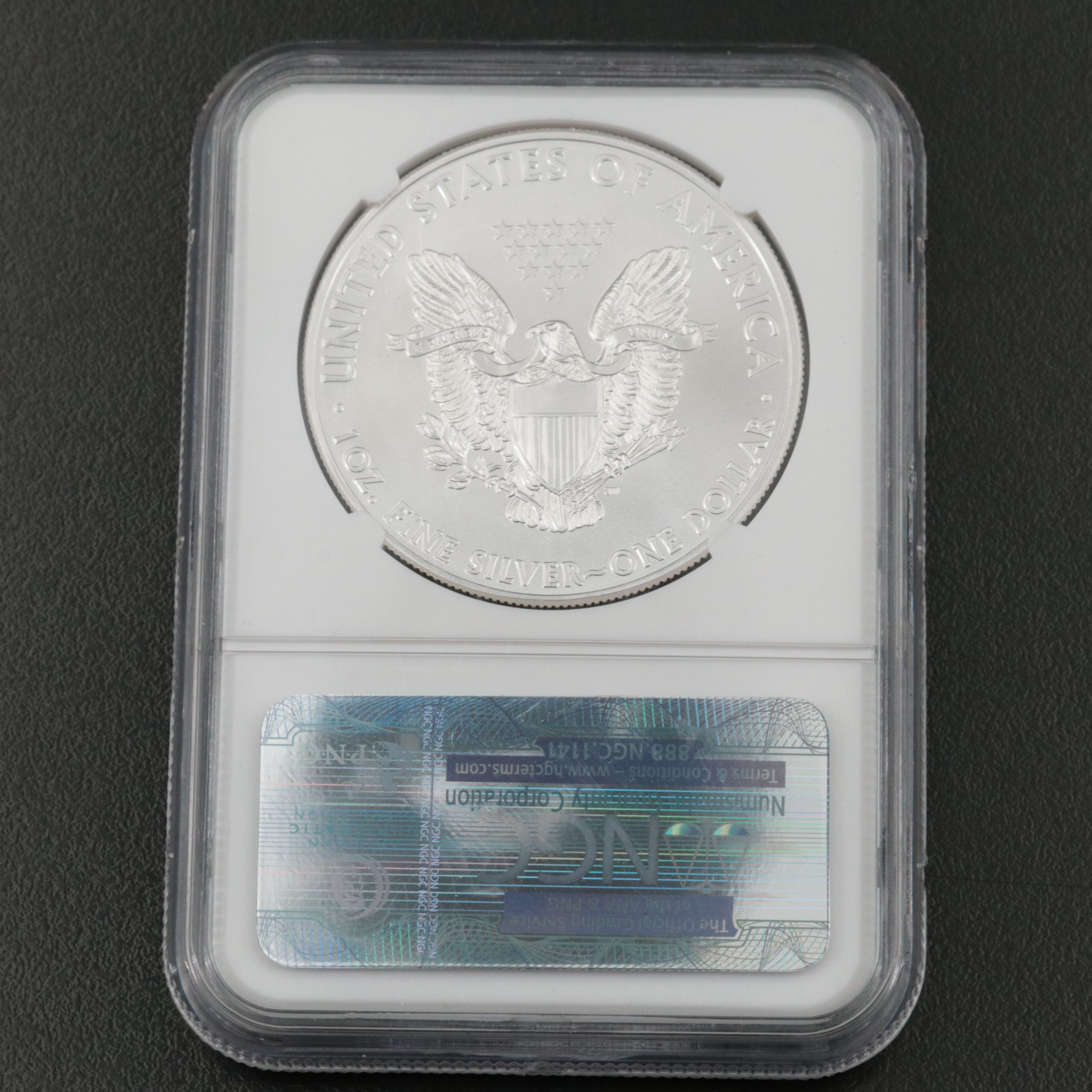 NGC  MS70 U.S. 2011 25th Anniversary Silver Eagle