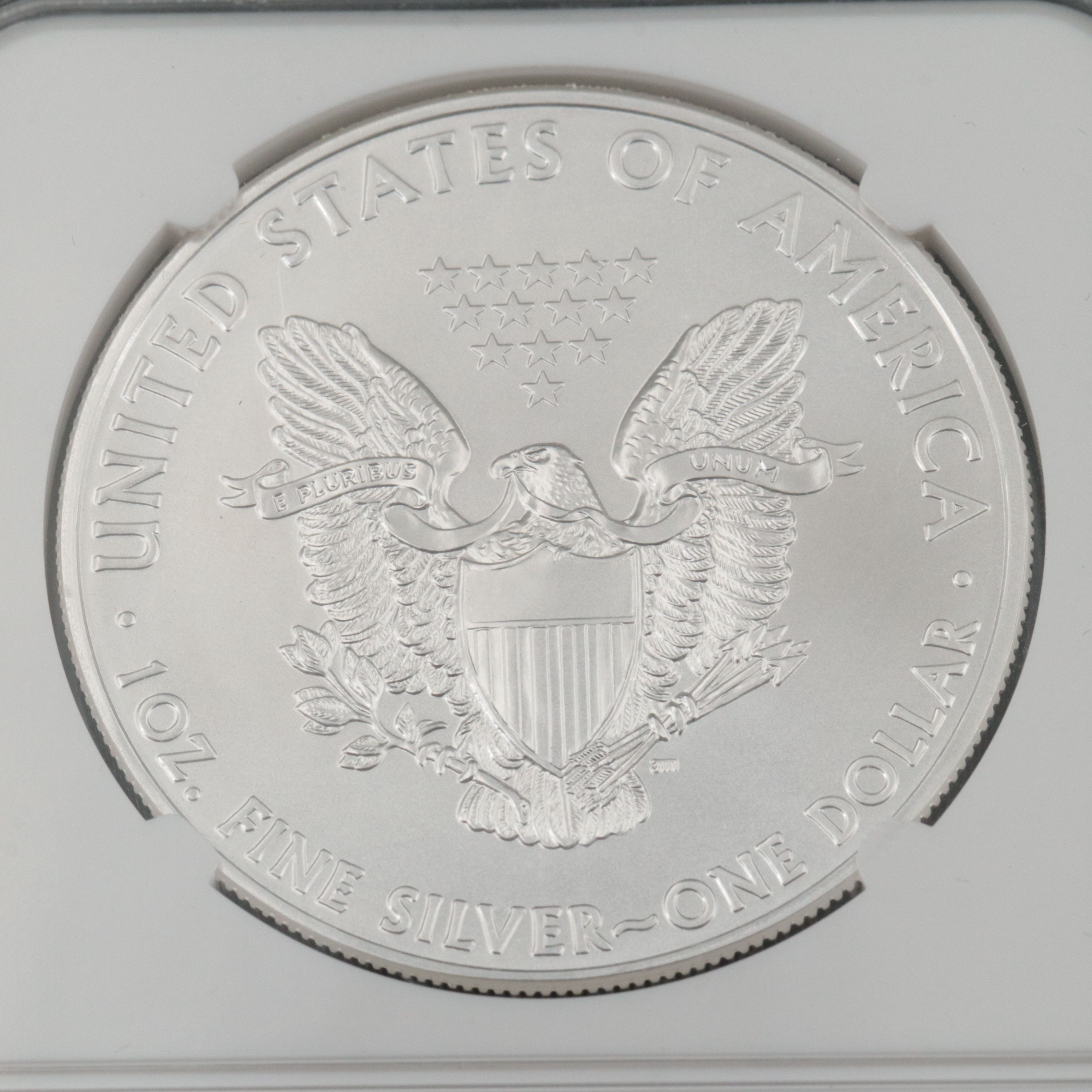 NGC  MS70 U.S. 2011 25th Anniversary Silver Eagle