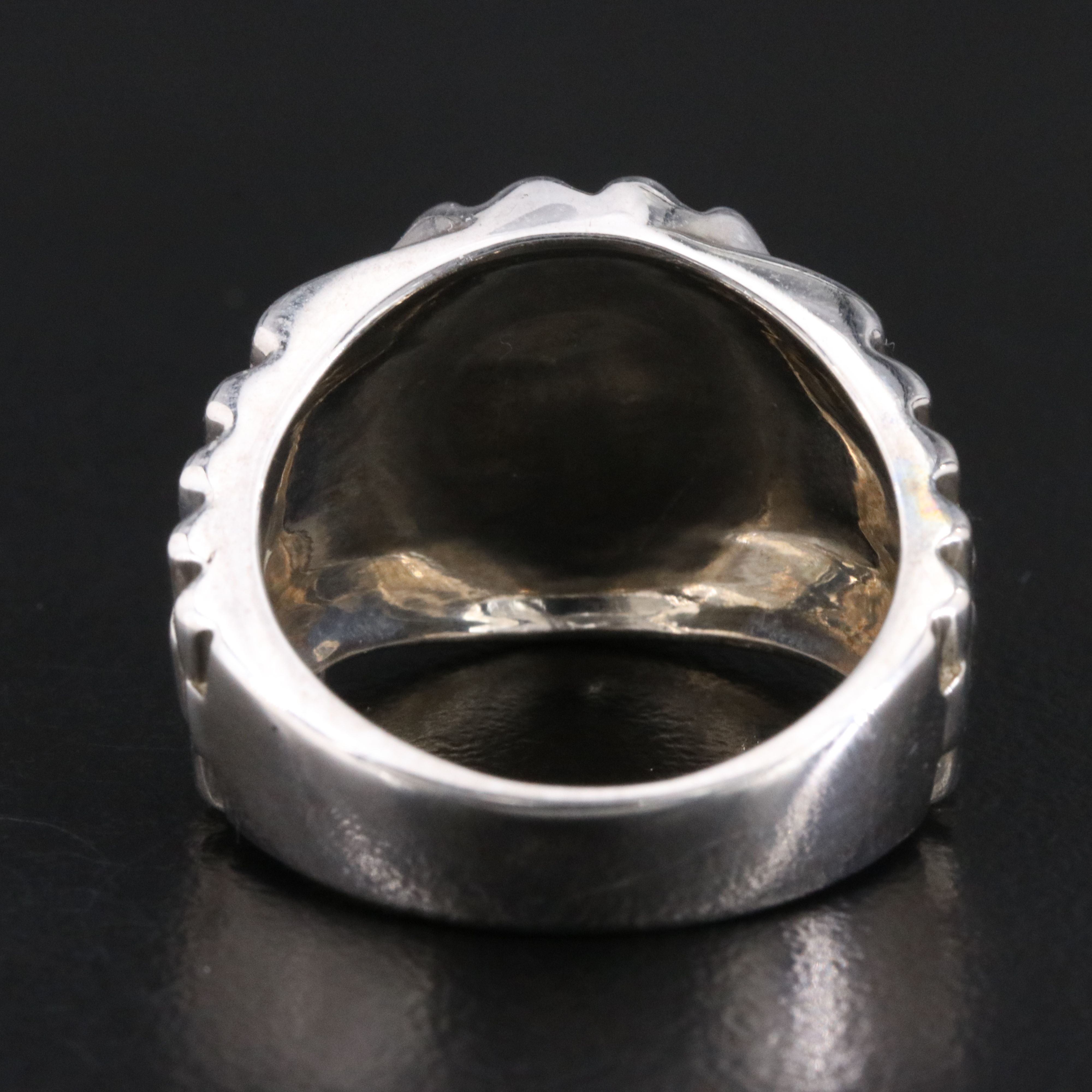 Sterling Opal Status Ring