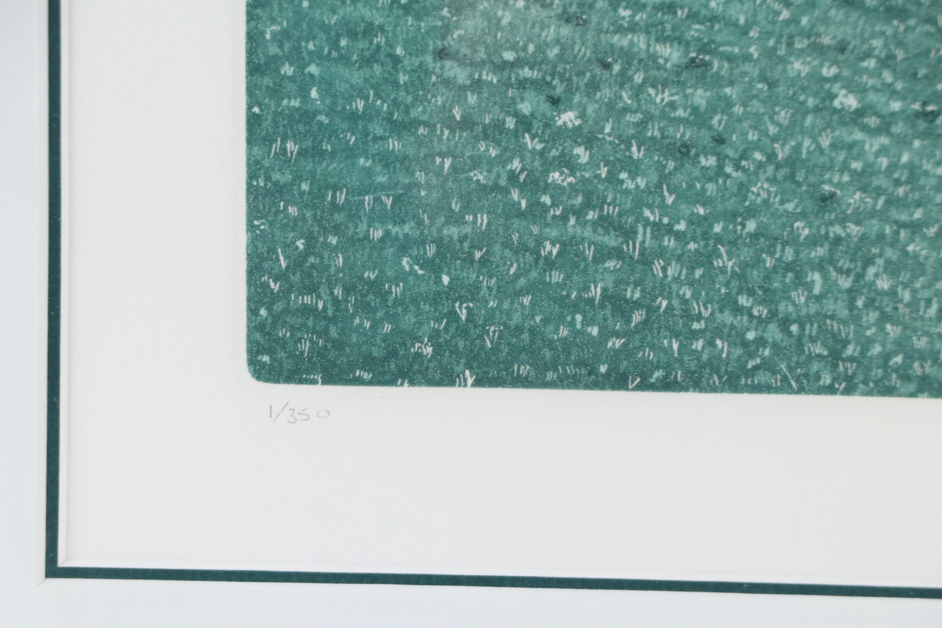 Arnold Iger Etching with Aquatint "View to the East," 1988