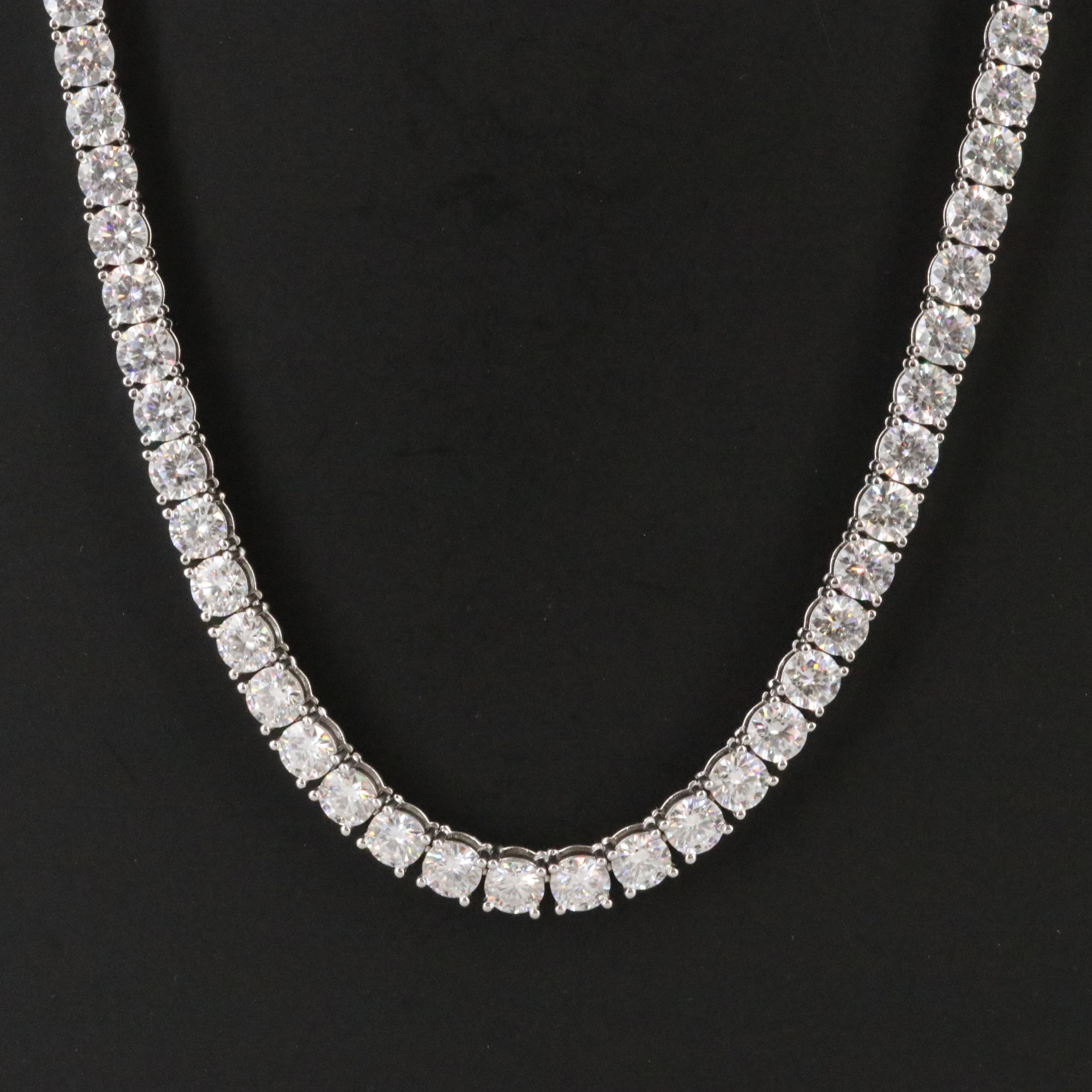 Sterling Moissanite Necklace