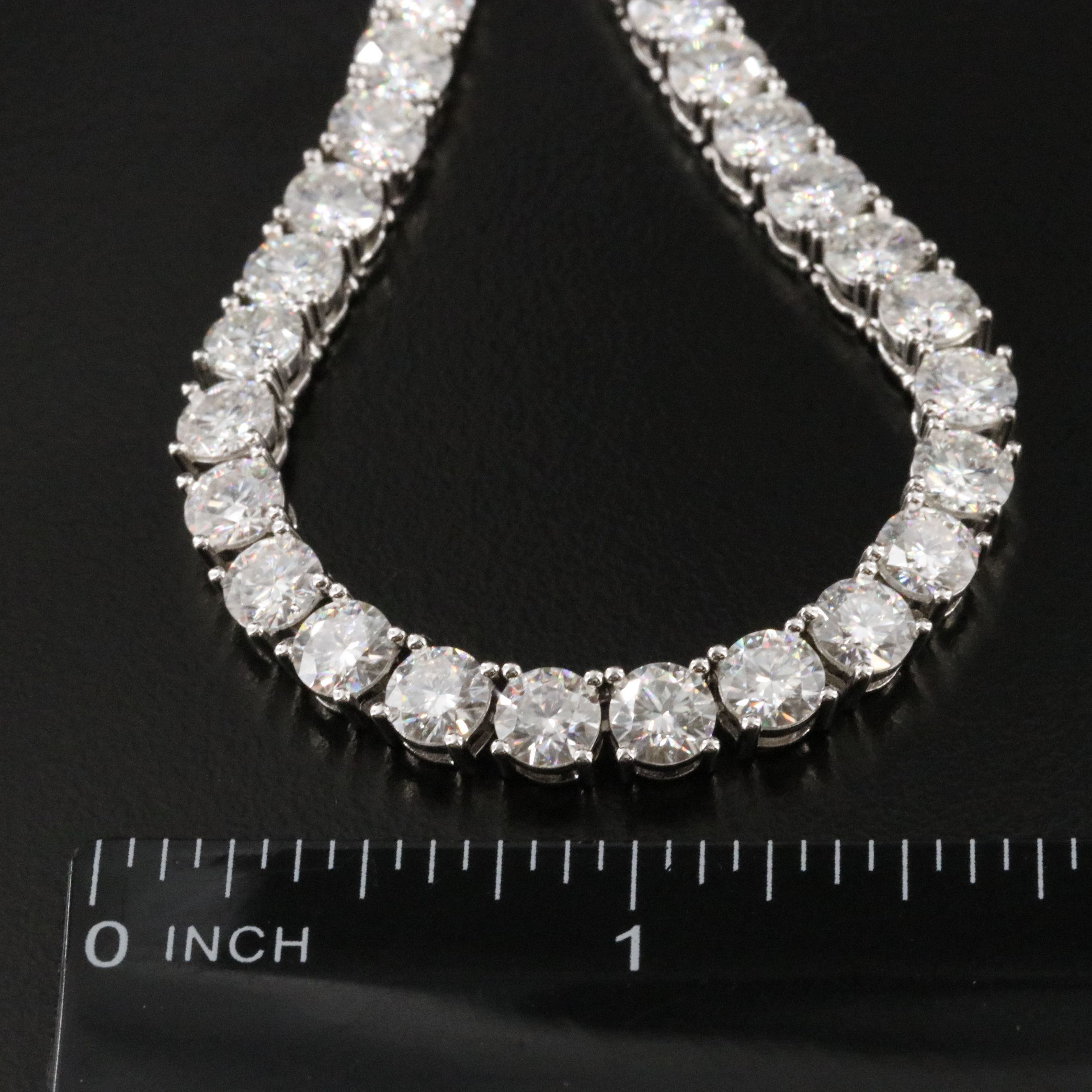 Sterling Moissanite Necklace