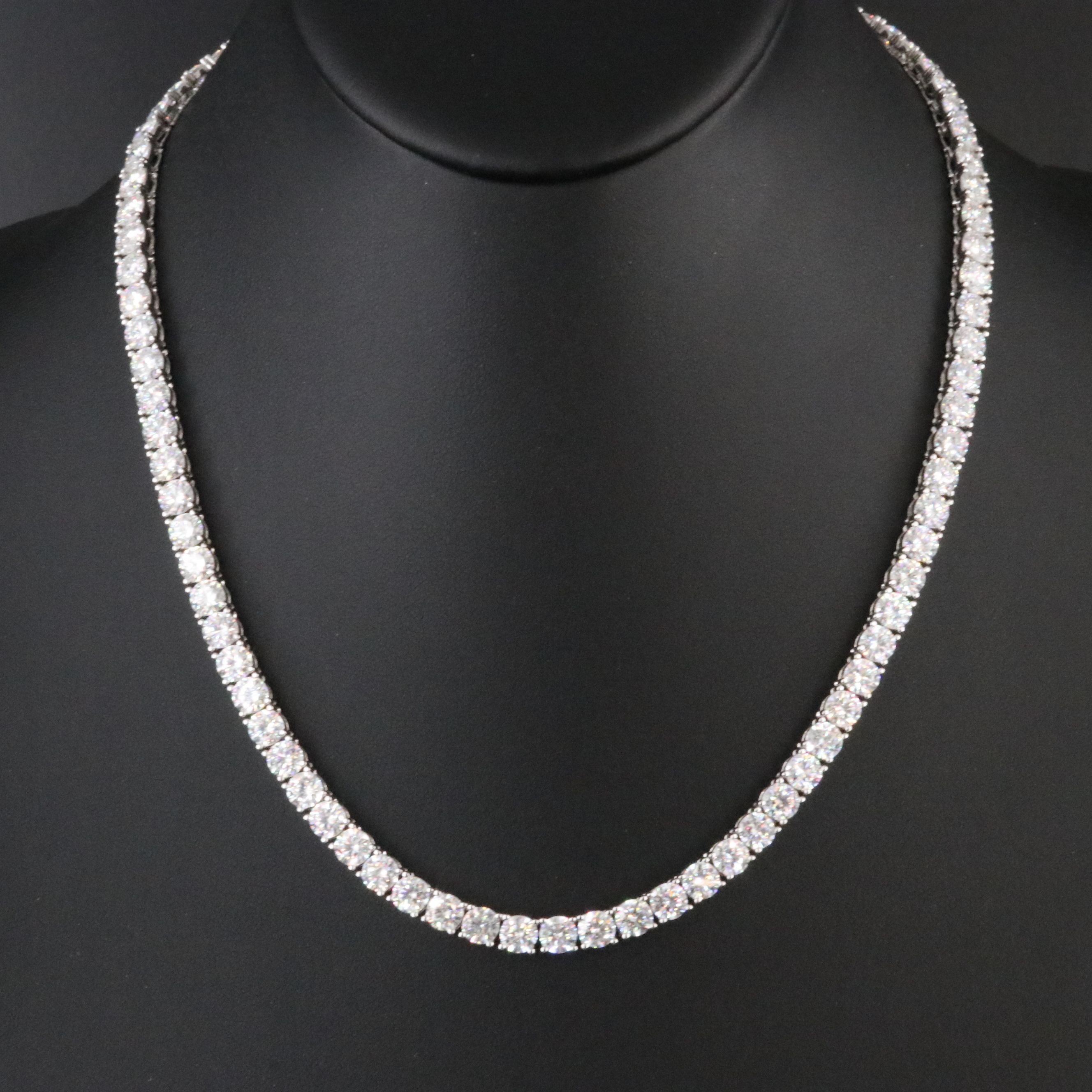 Sterling Moissanite Necklace