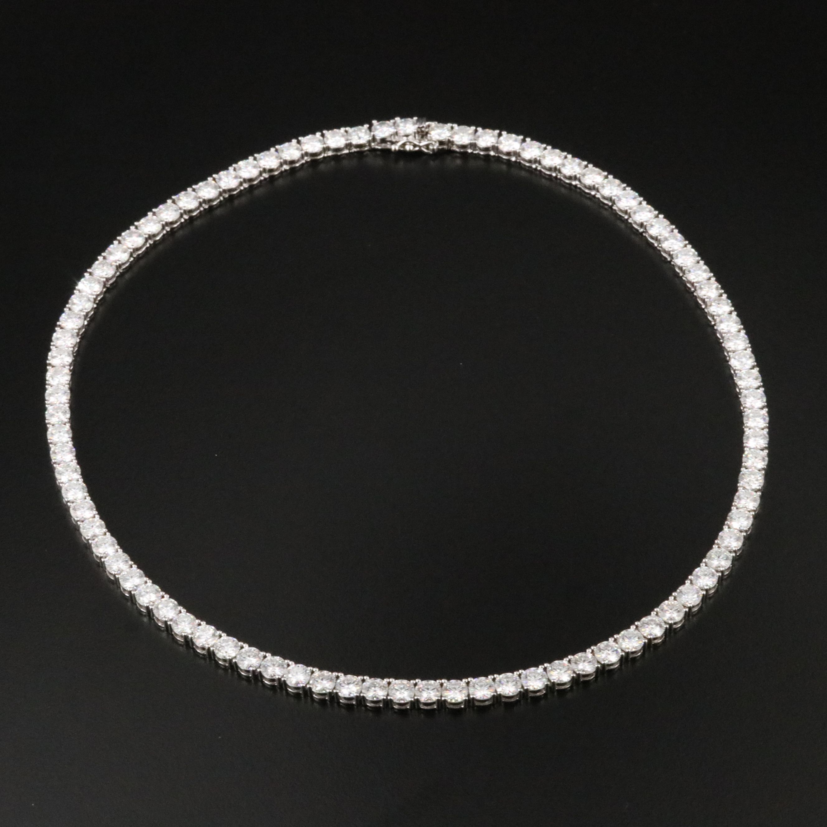 Sterling Moissanite Necklace