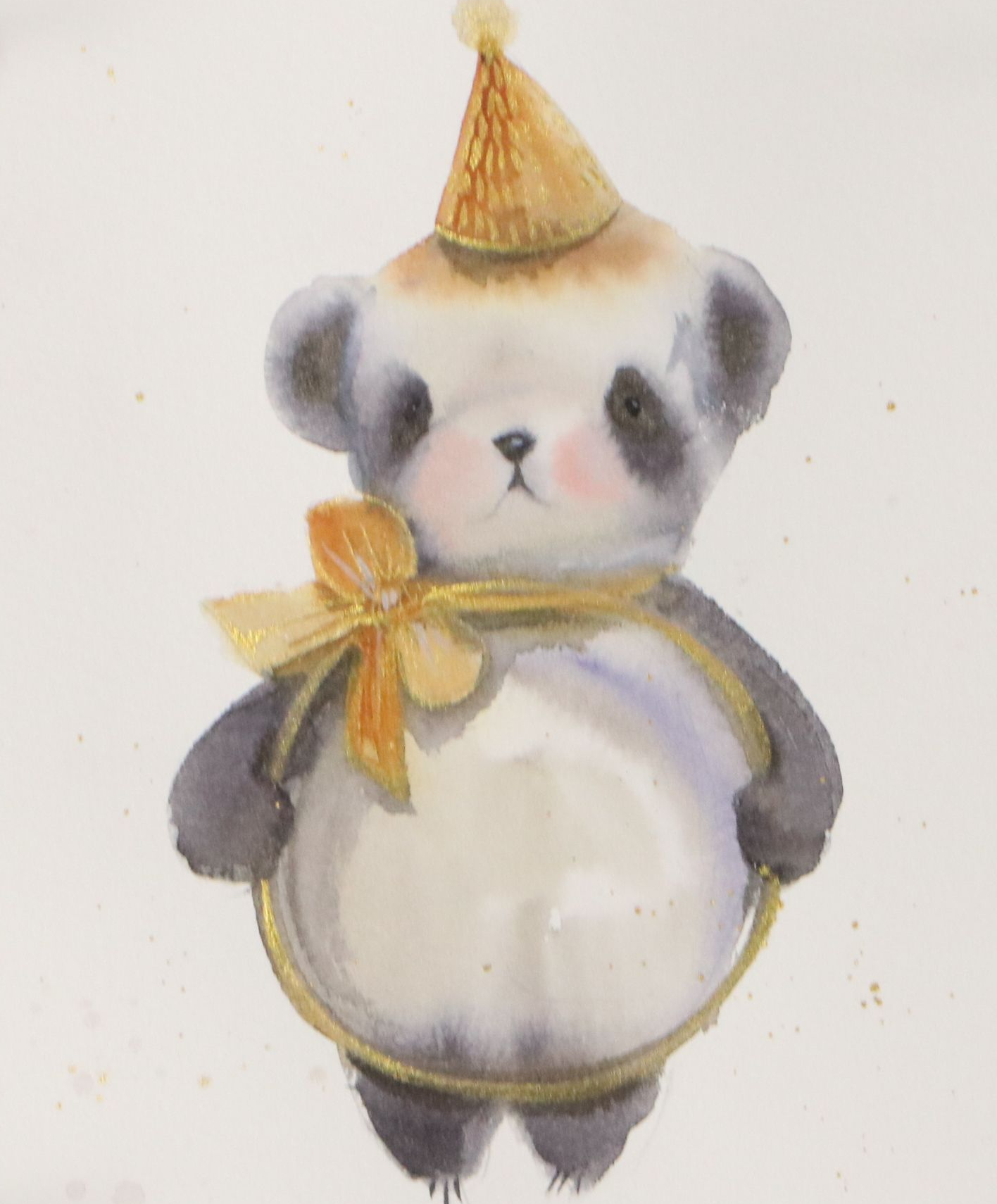 Inga Kovalenko Watercolor Painting of Panda, 2026