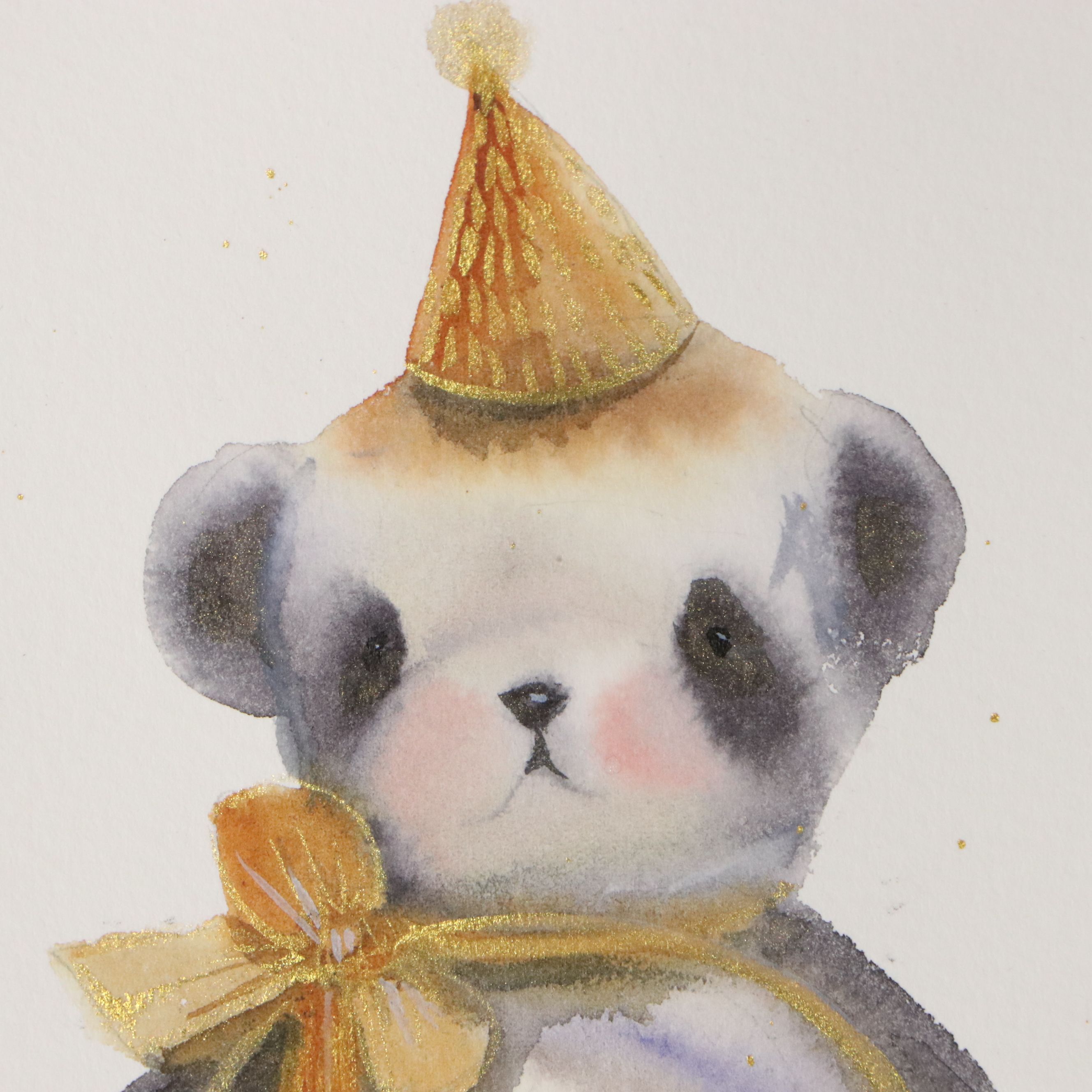 Inga Kovalenko Watercolor Painting of Panda, 2026