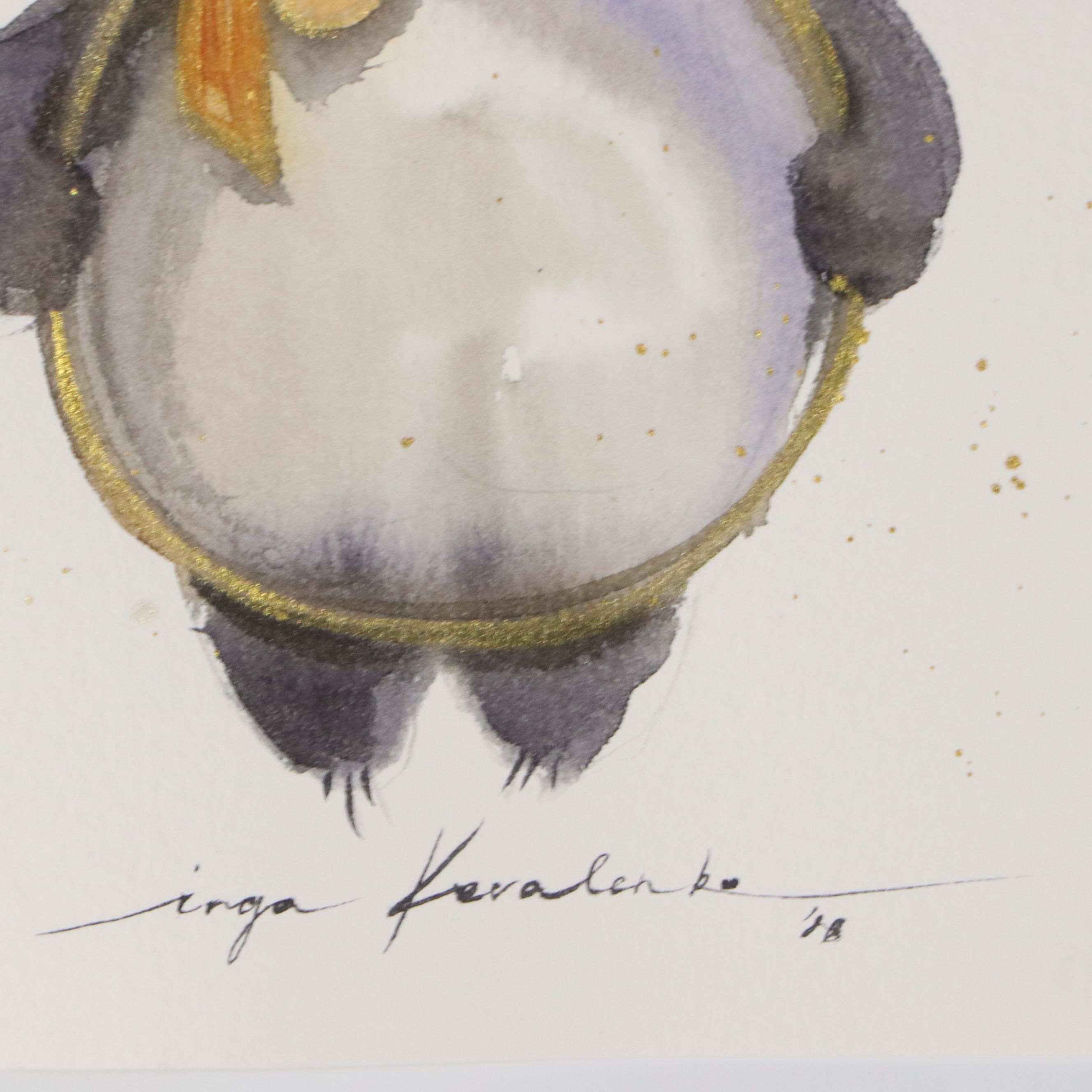Inga Kovalenko Watercolor Painting of Panda, 2026