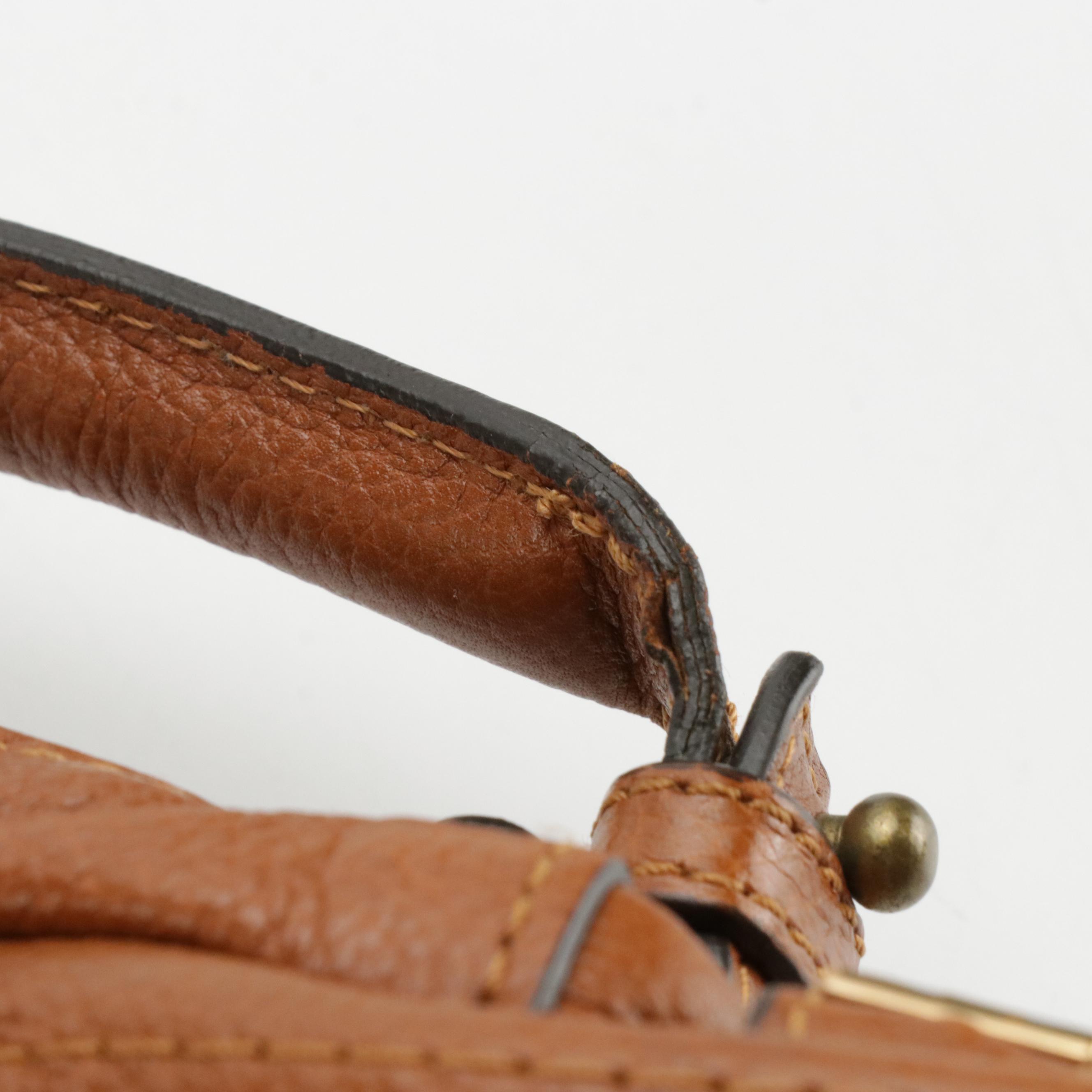 Chloé Paraty Two-Way Bag in Brown Leather