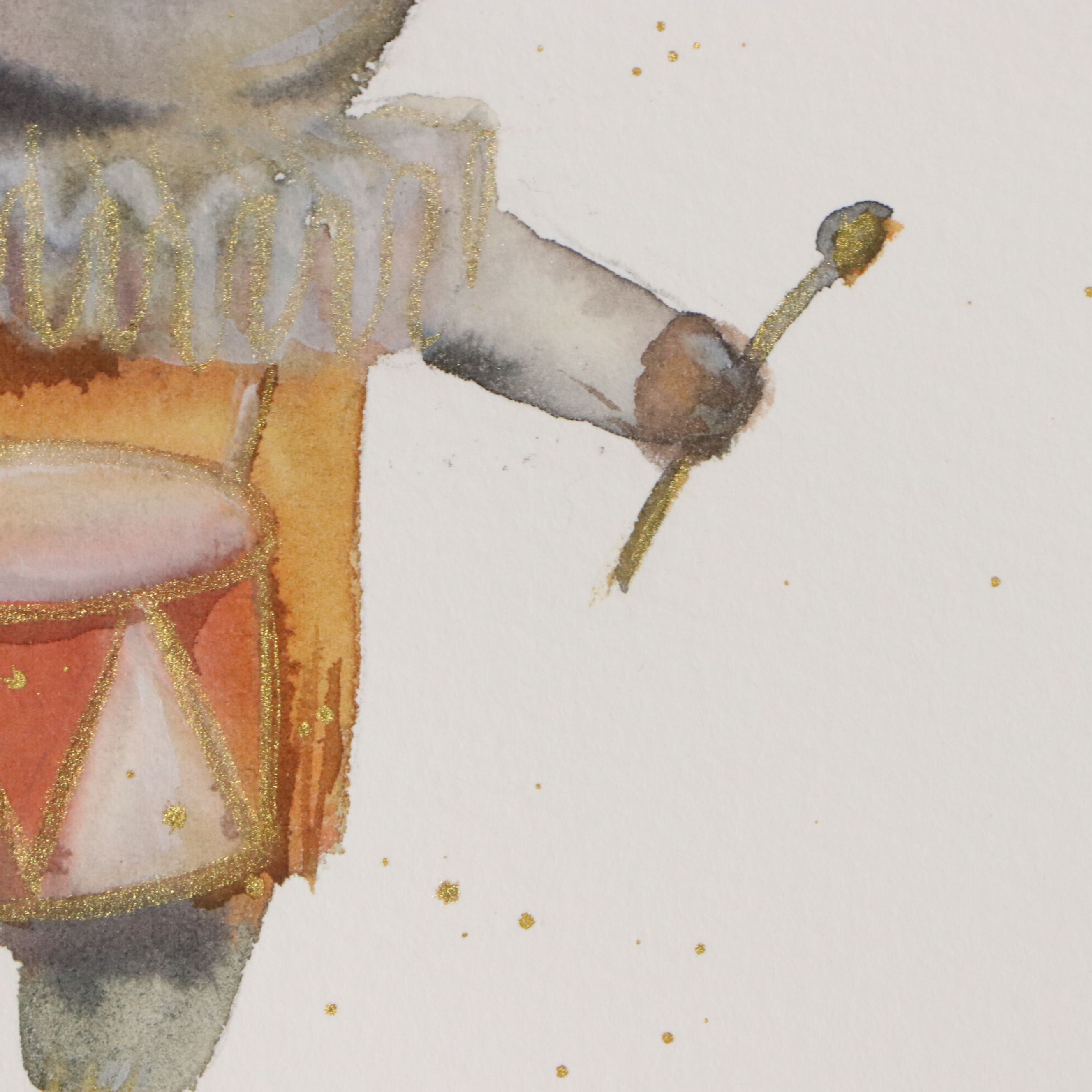 Inga Kovalenko Watercolor Painting of Marching Koala, 2026