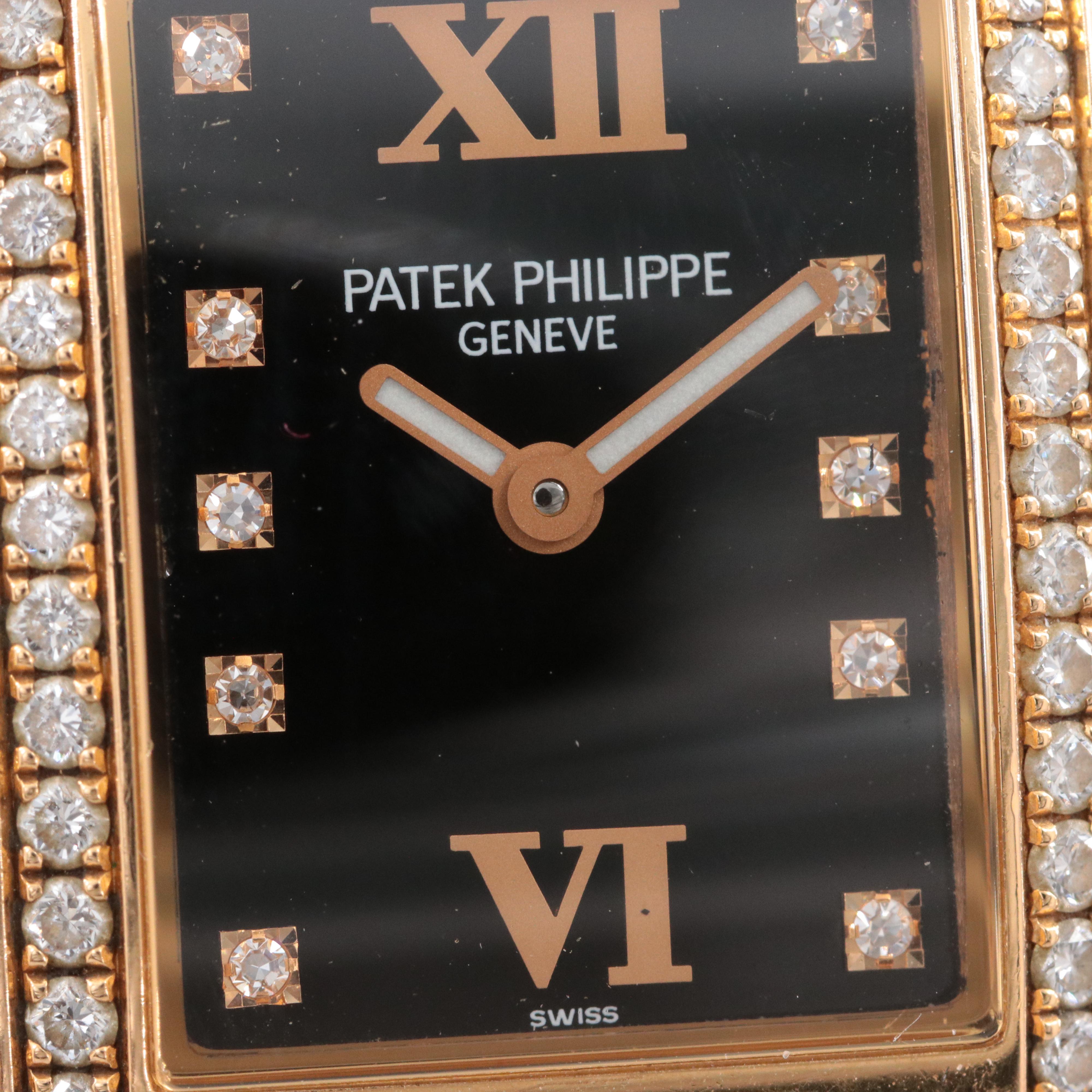18k Patek Philippe Twenty~4 Factory Diamond Watch ref. 4910/11