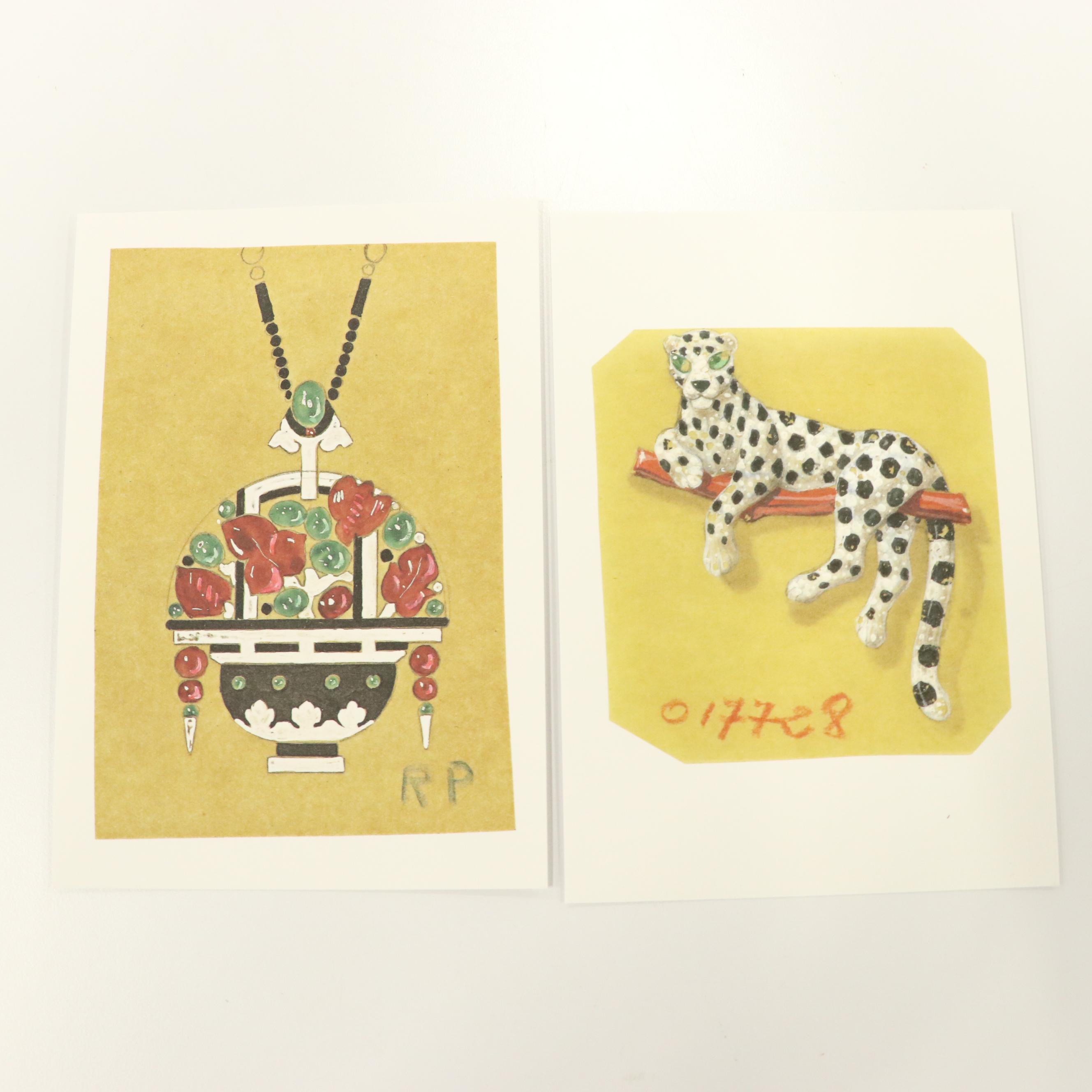 Cartier Exhibit Illustration Catalog