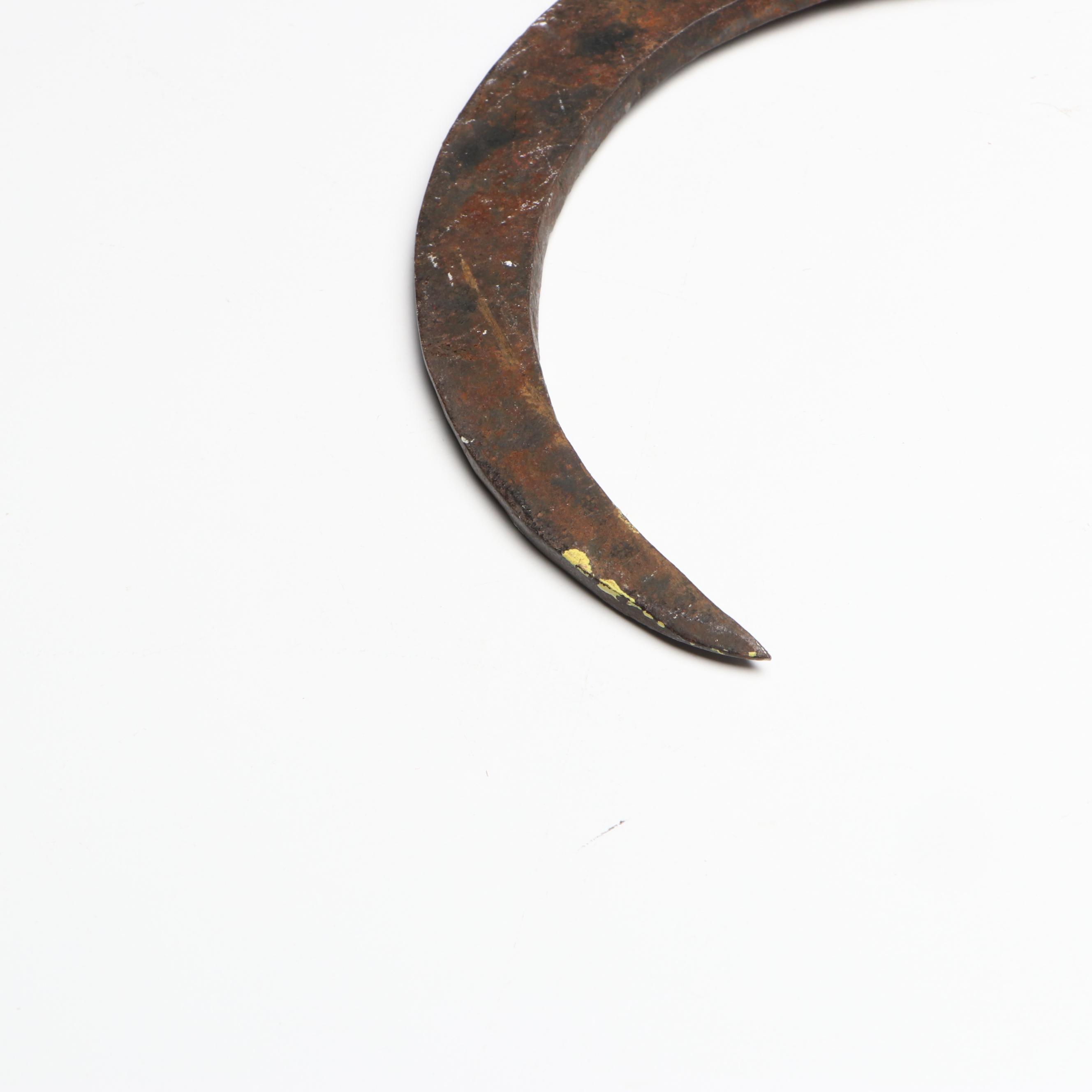 Double Block and Tackle Pulley with Ice Tongs, Antique