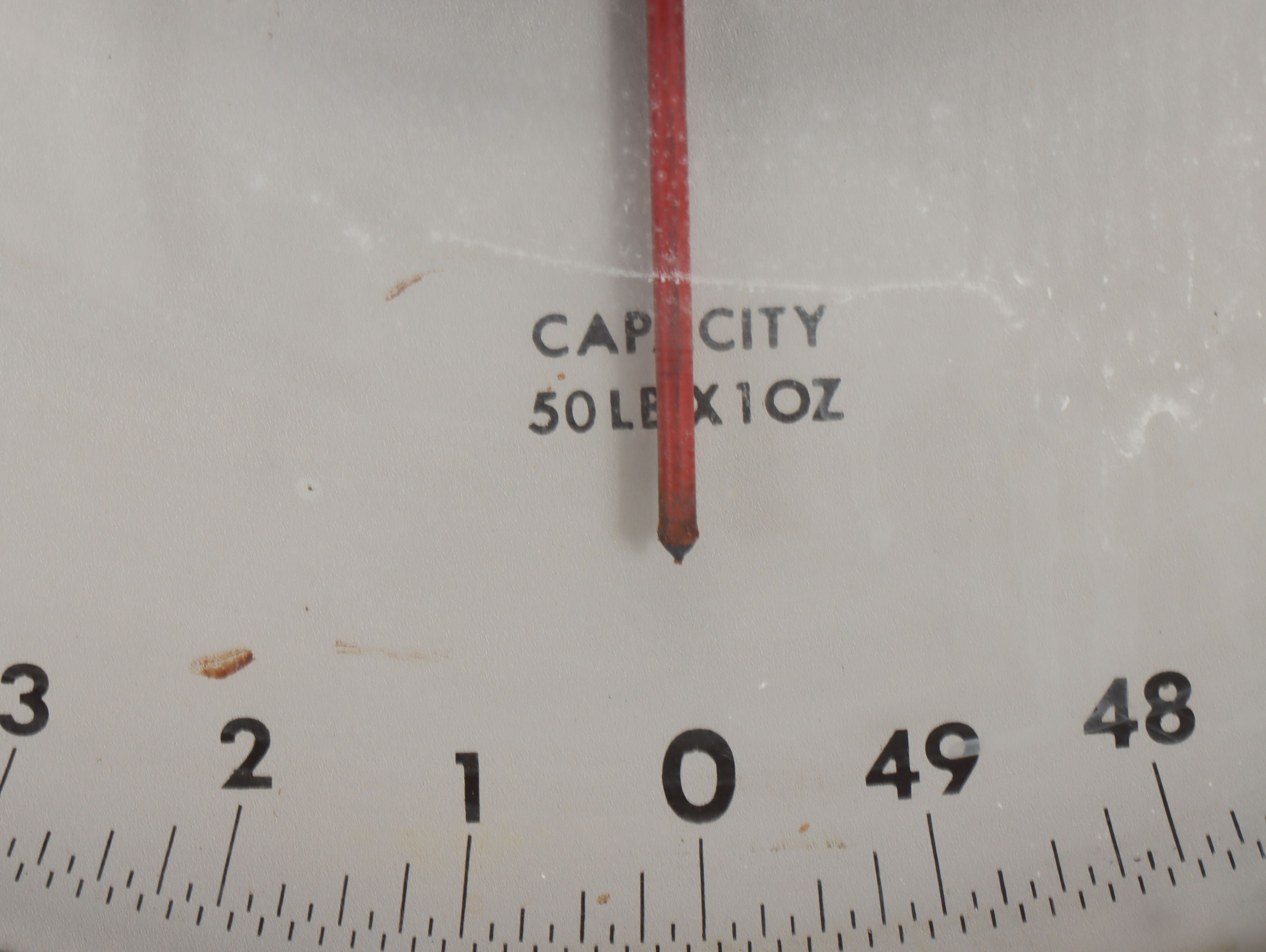 Hobart 50 Pound-Capacity Metal Analog Dial Scale