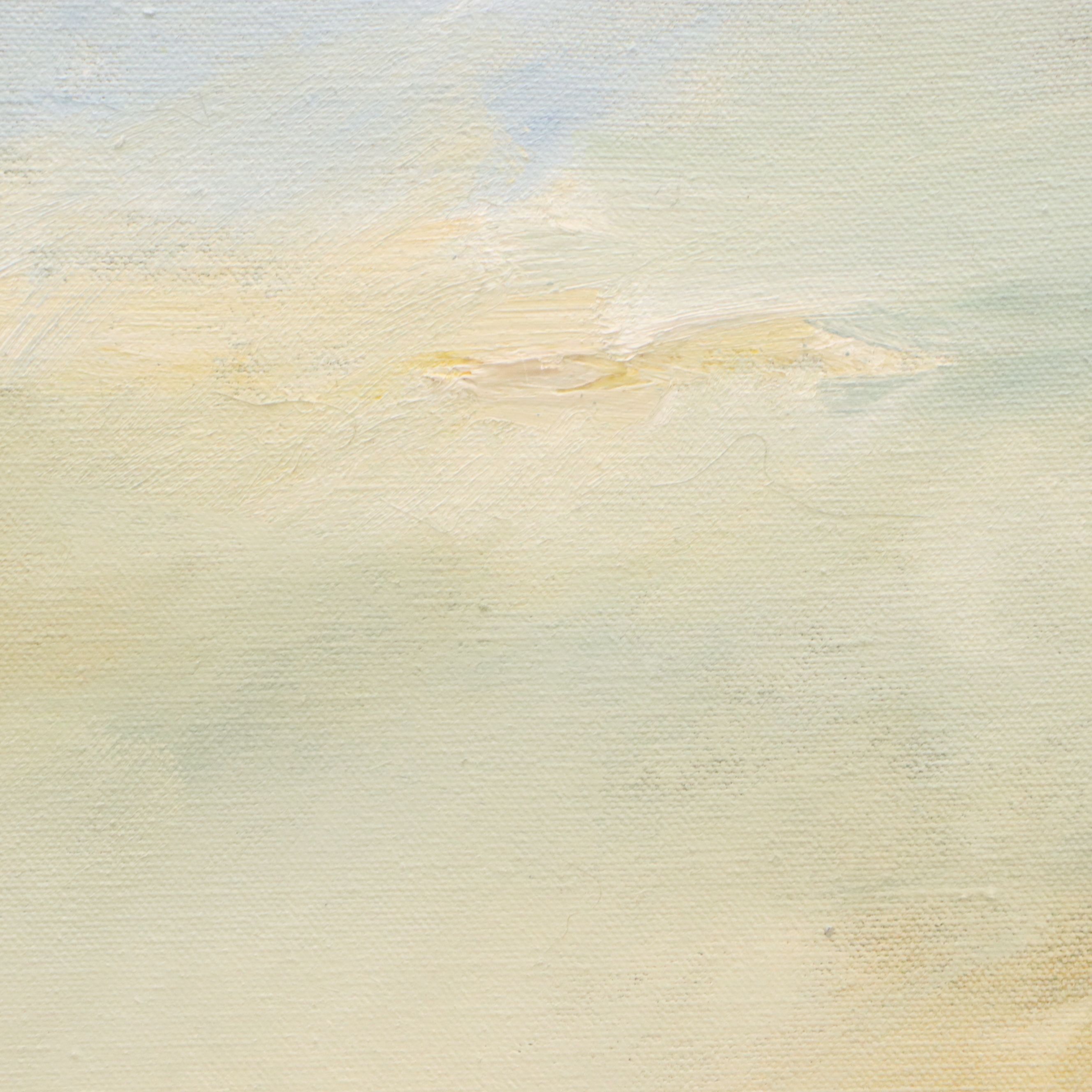 Anne Louke Gray Oil Painting "Autumn Haze," Late 20th Century