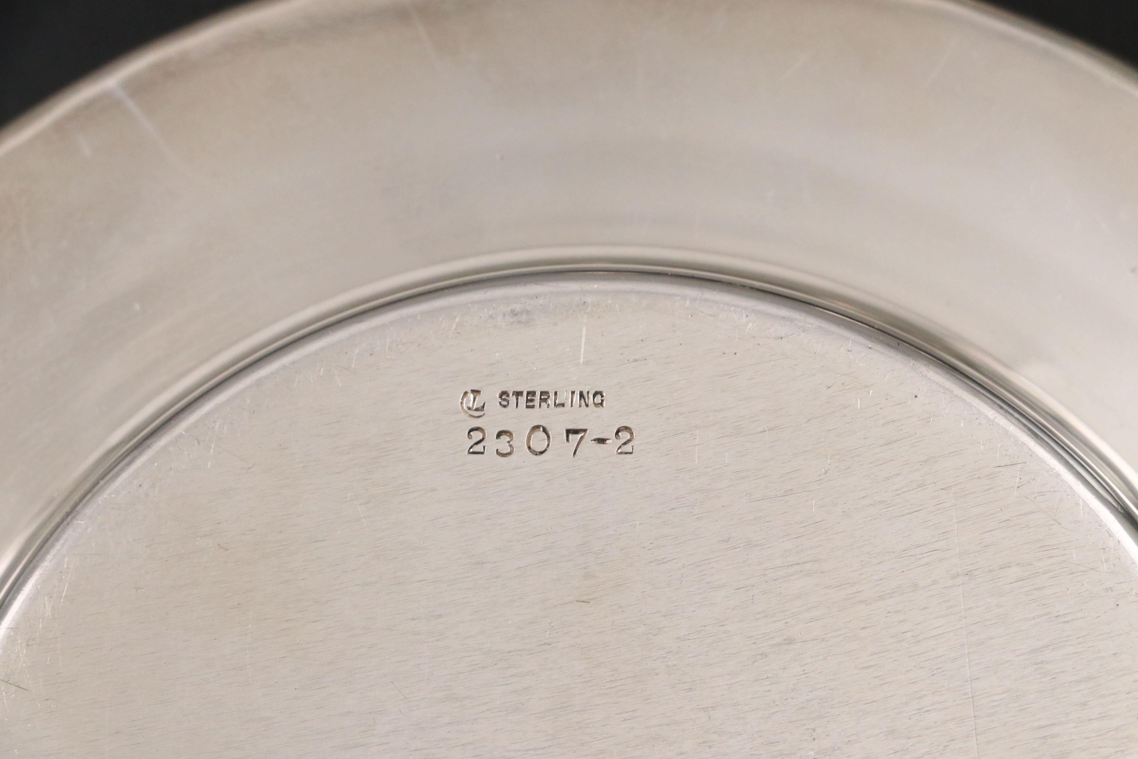 Lebkuecher & Co. Sterling Silver Baby Dishware with Other Silver Plate Tray