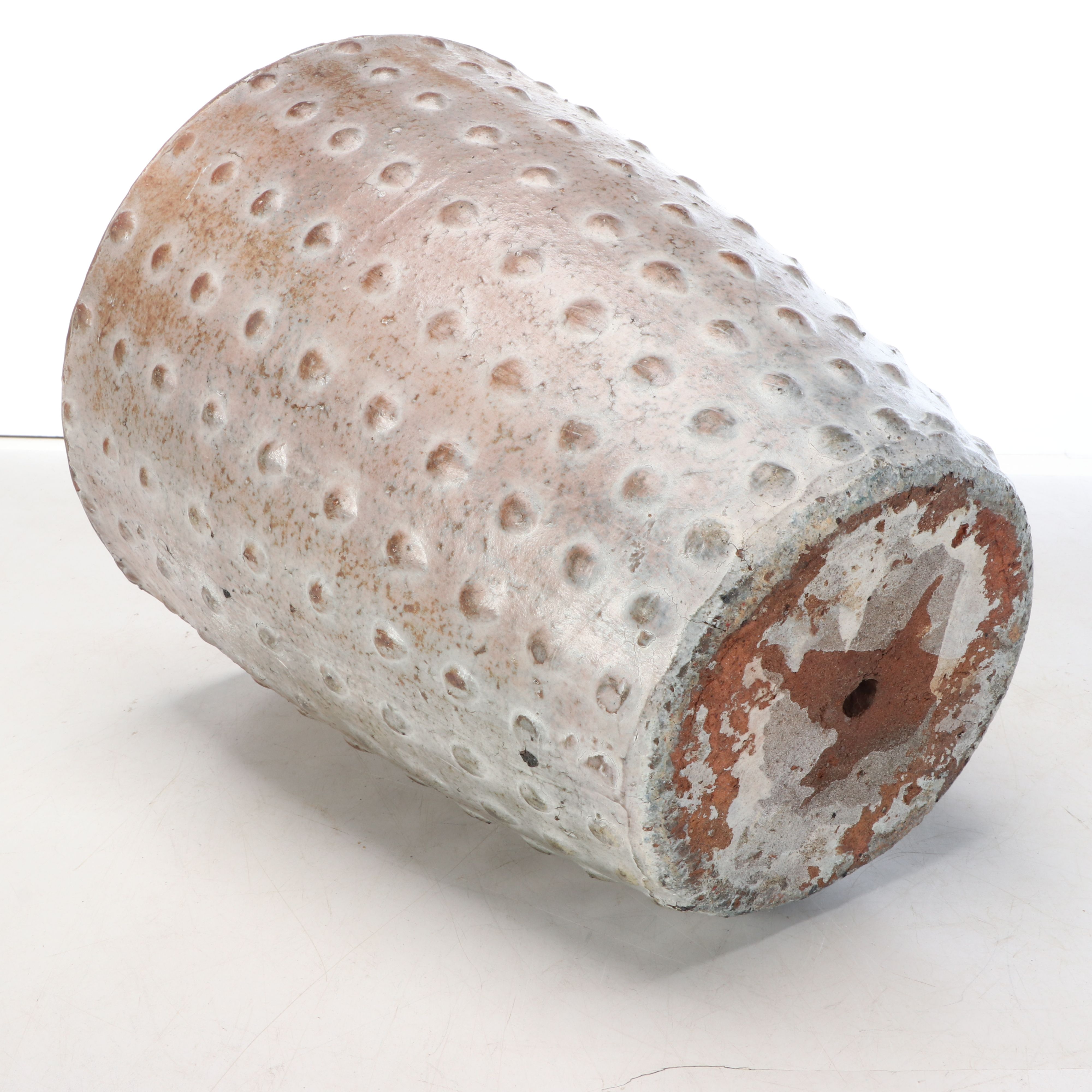 Ridged Celadon Earthenware with Other Planters and Metal Stand