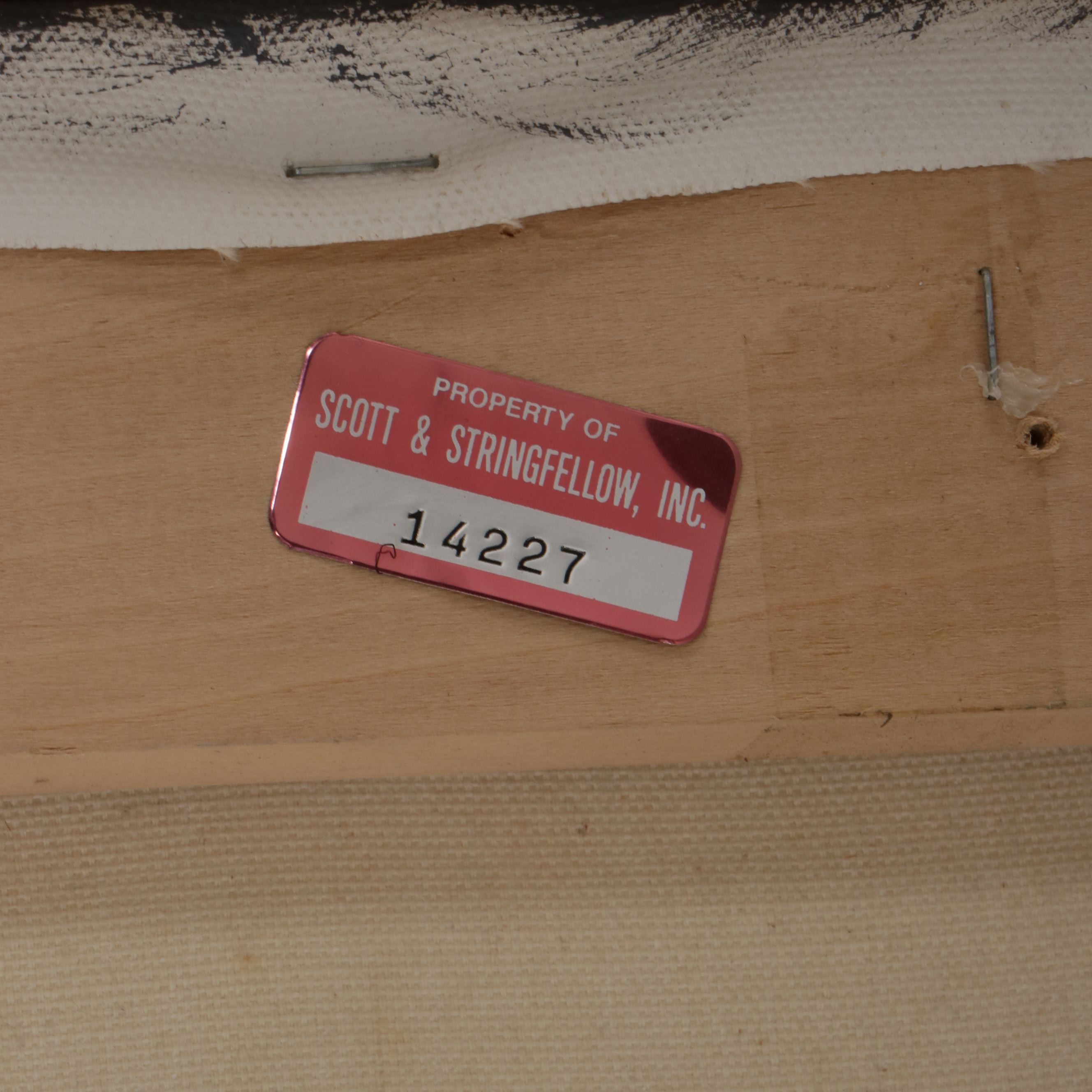 Jean Meisel Monumental Abstract Oil Painting "Todi III," 1986