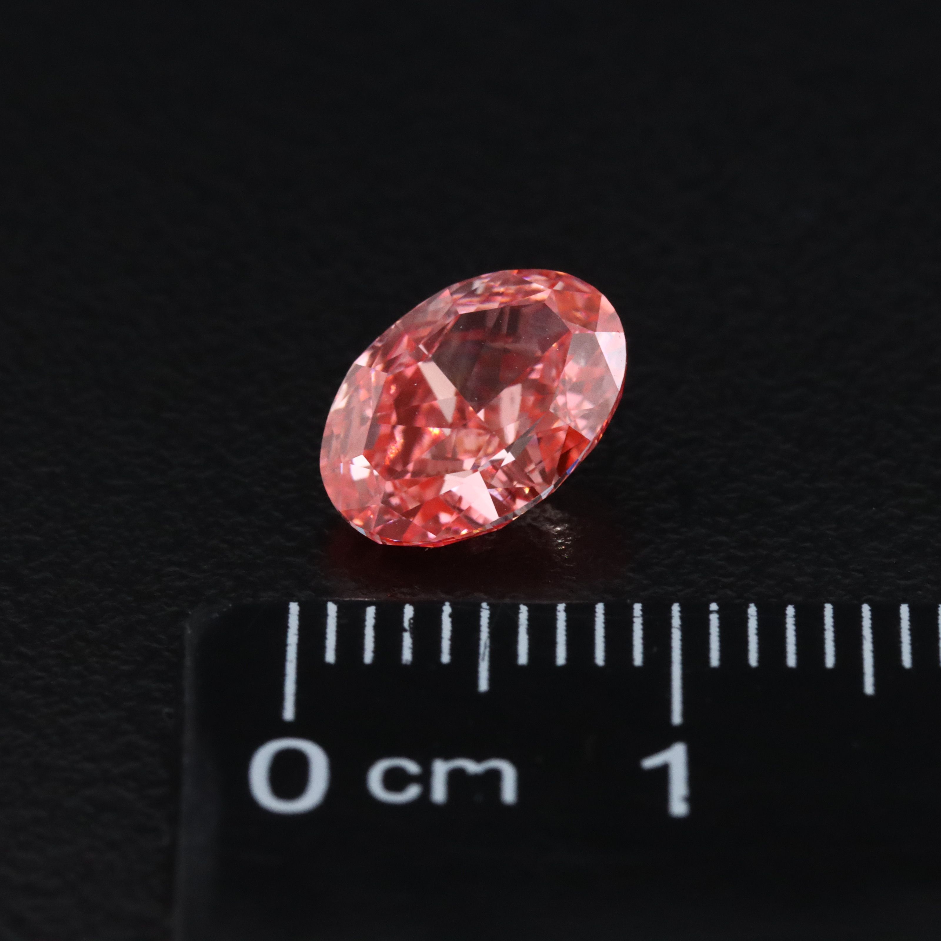 Loose 2.00 CT Lab Grown Fancy Vivid Pink Diamond with IGI Report