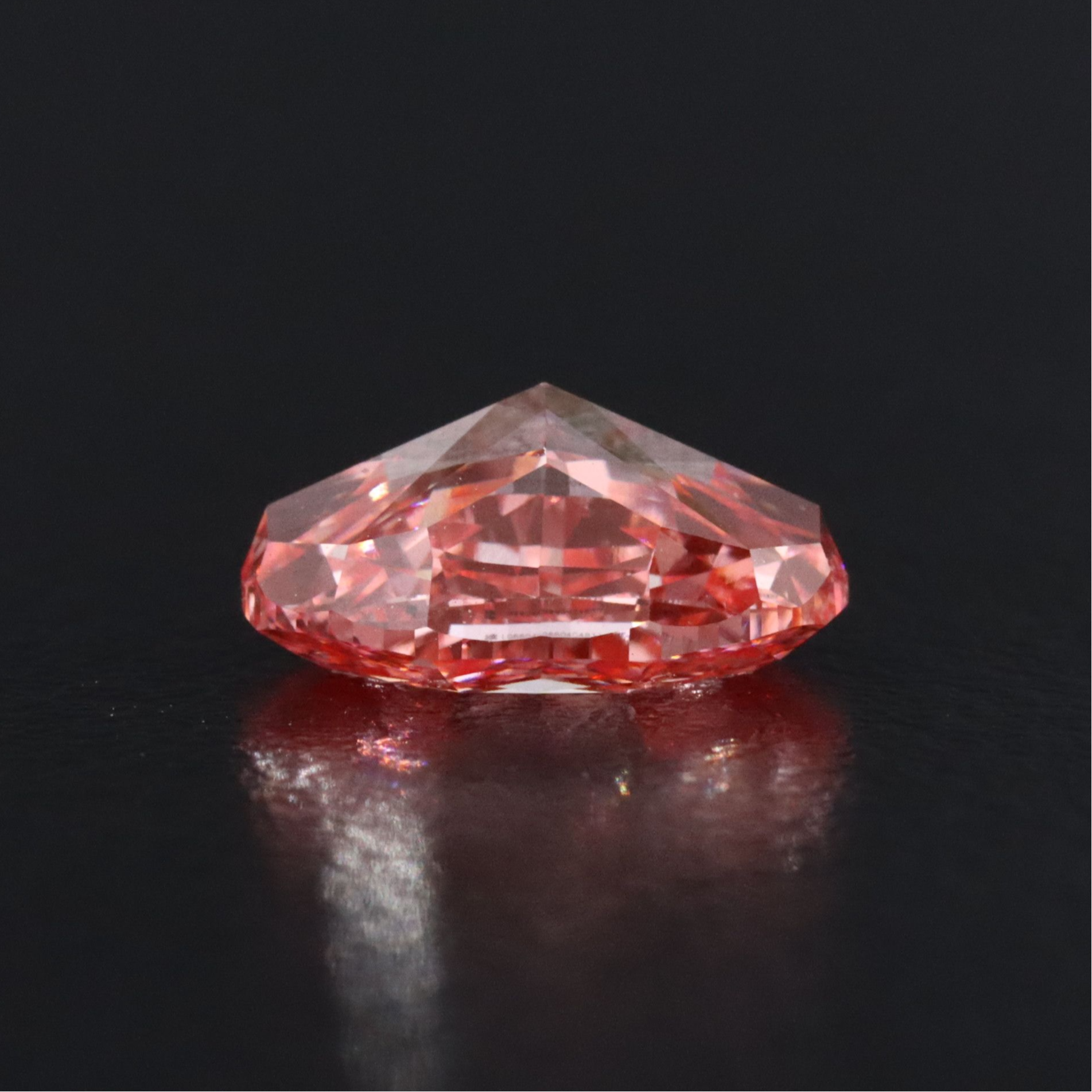 Loose 2.00 CT Lab Grown Fancy Vivid Pink Diamond with IGI Report