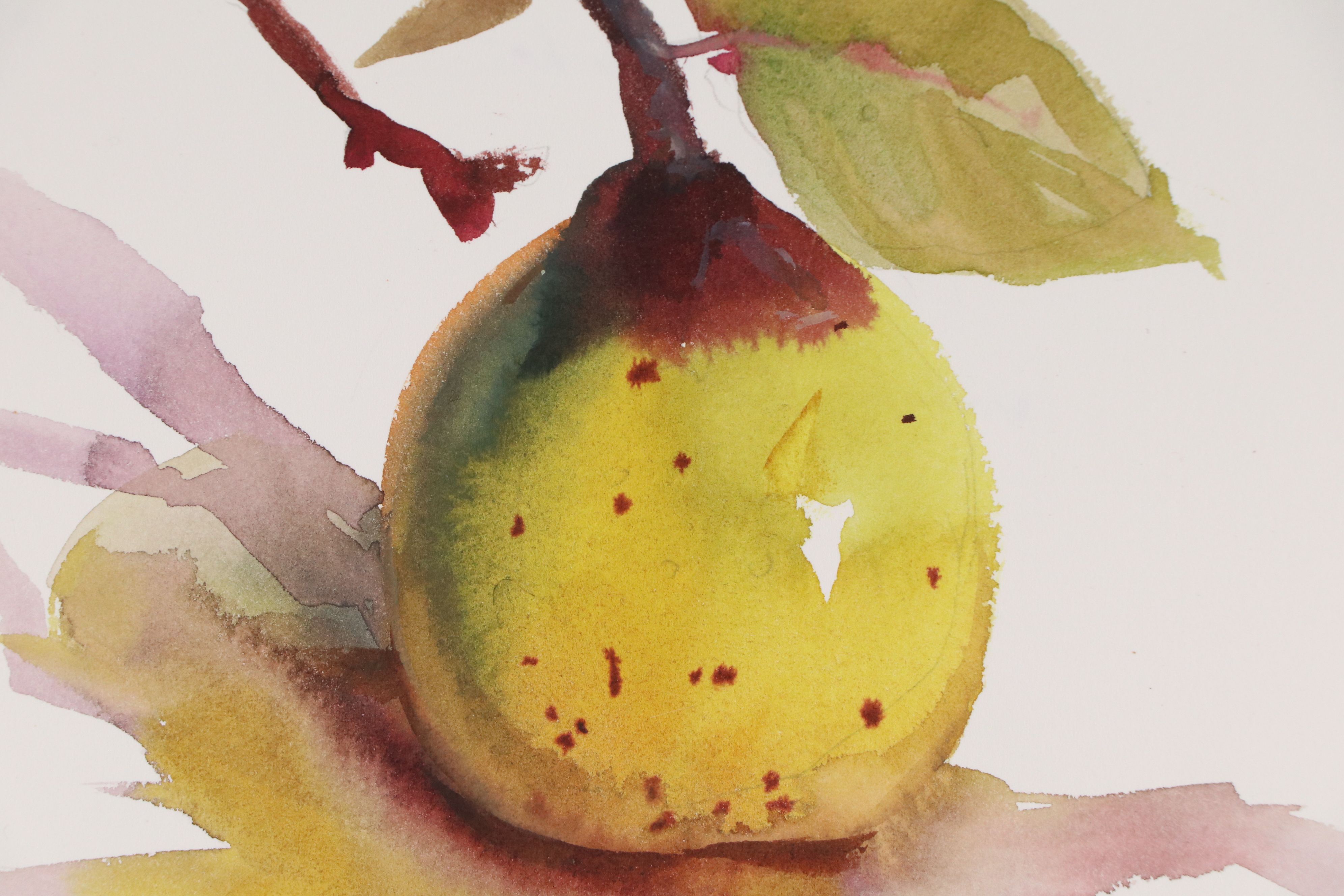Inga Kovalenko Watercolor Painting of Tree Fruit, 2026
