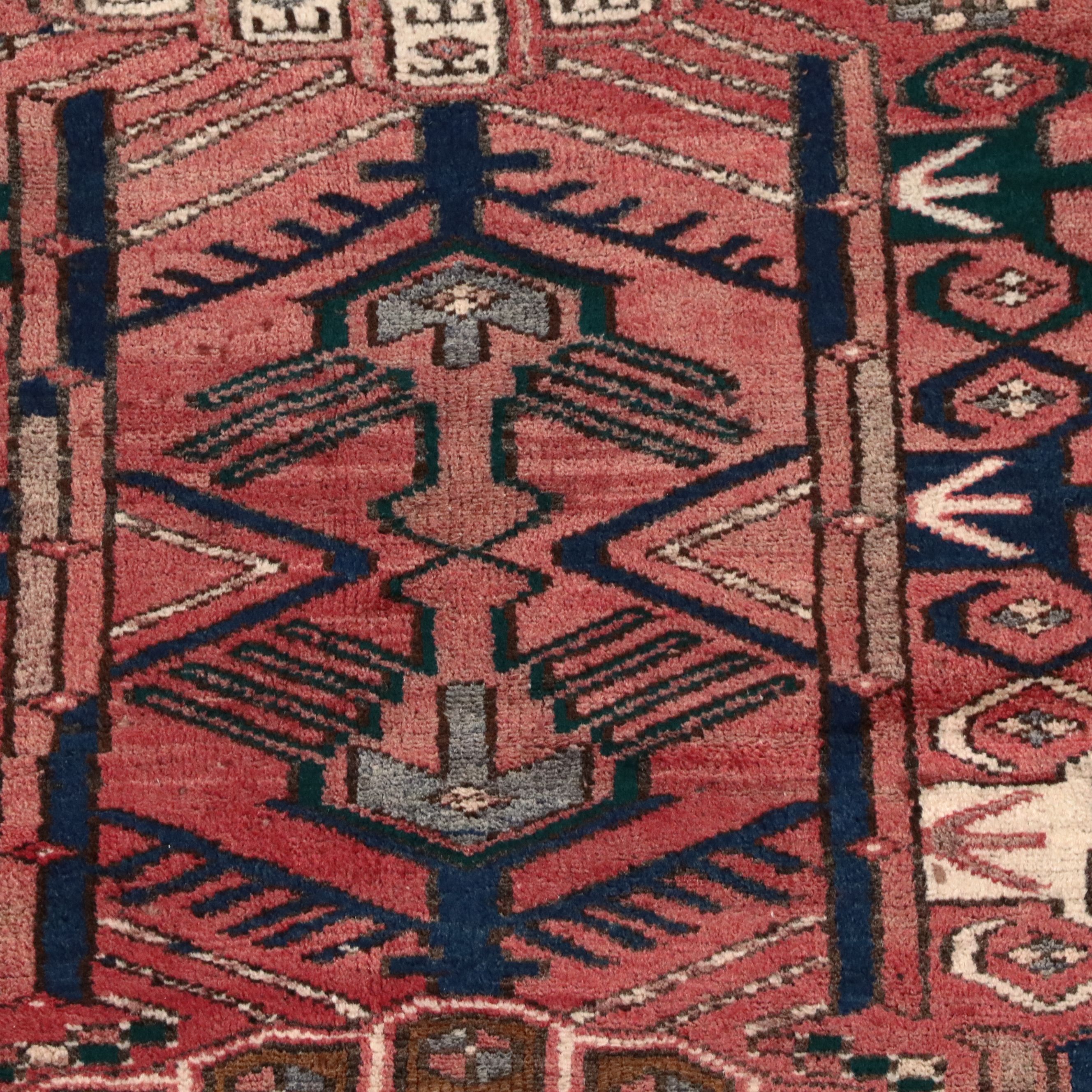 2'1 x 9'10 Hand-Knotted Caucasian Daghestan Carpet Runner