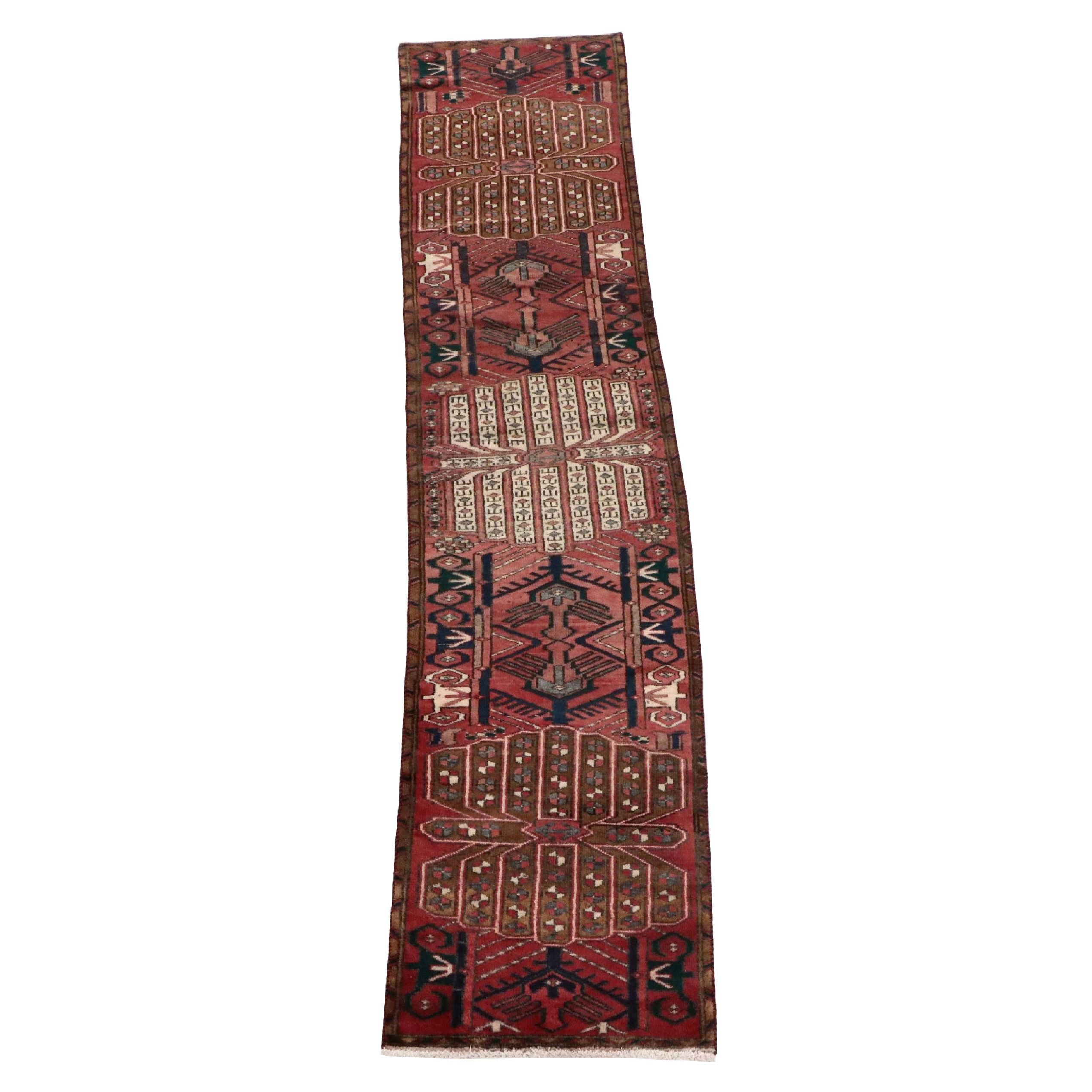 2'1 x 9'10 Hand-Knotted Caucasian Daghestan Carpet Runner
