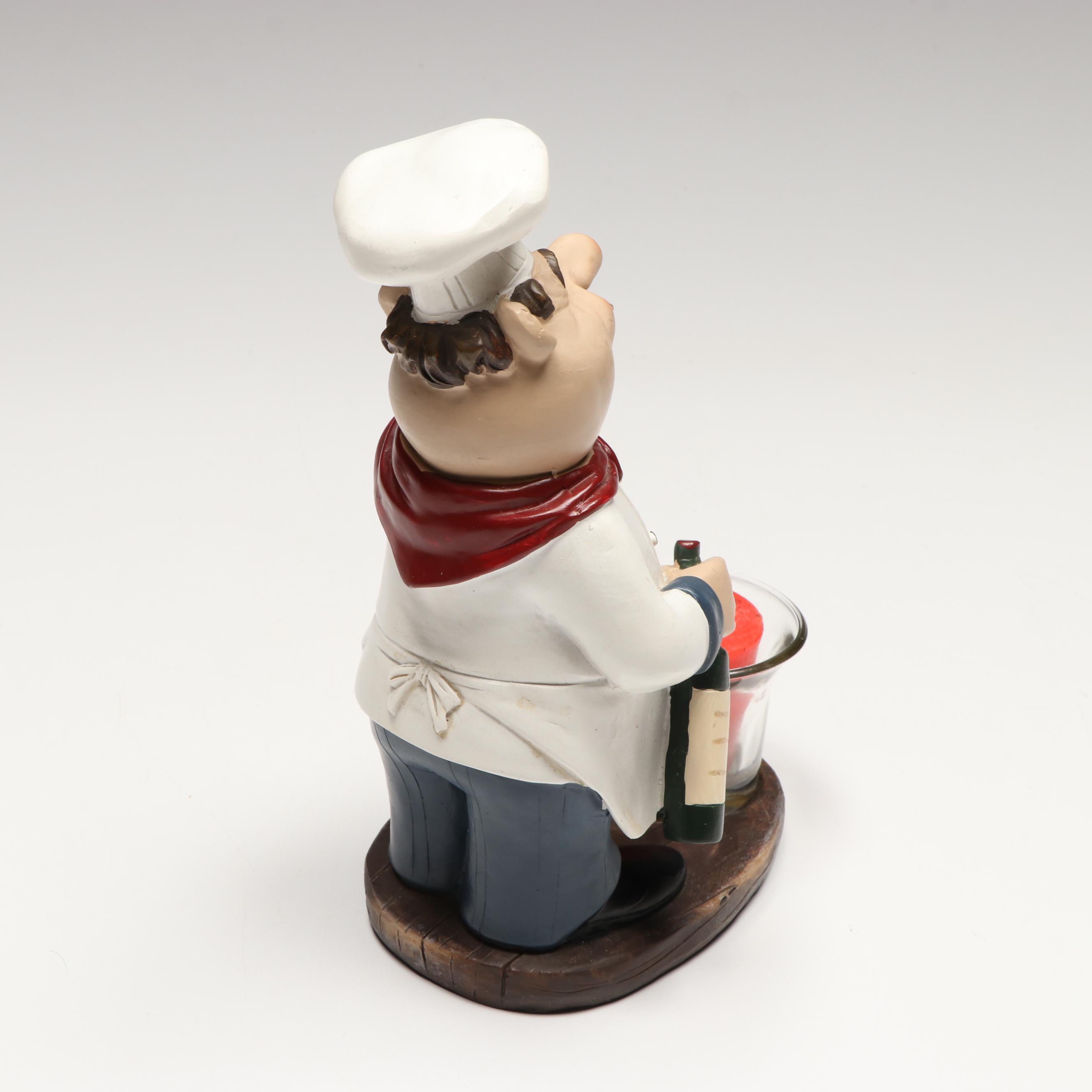 Chef Themed Novelty Candle Holders and Décor