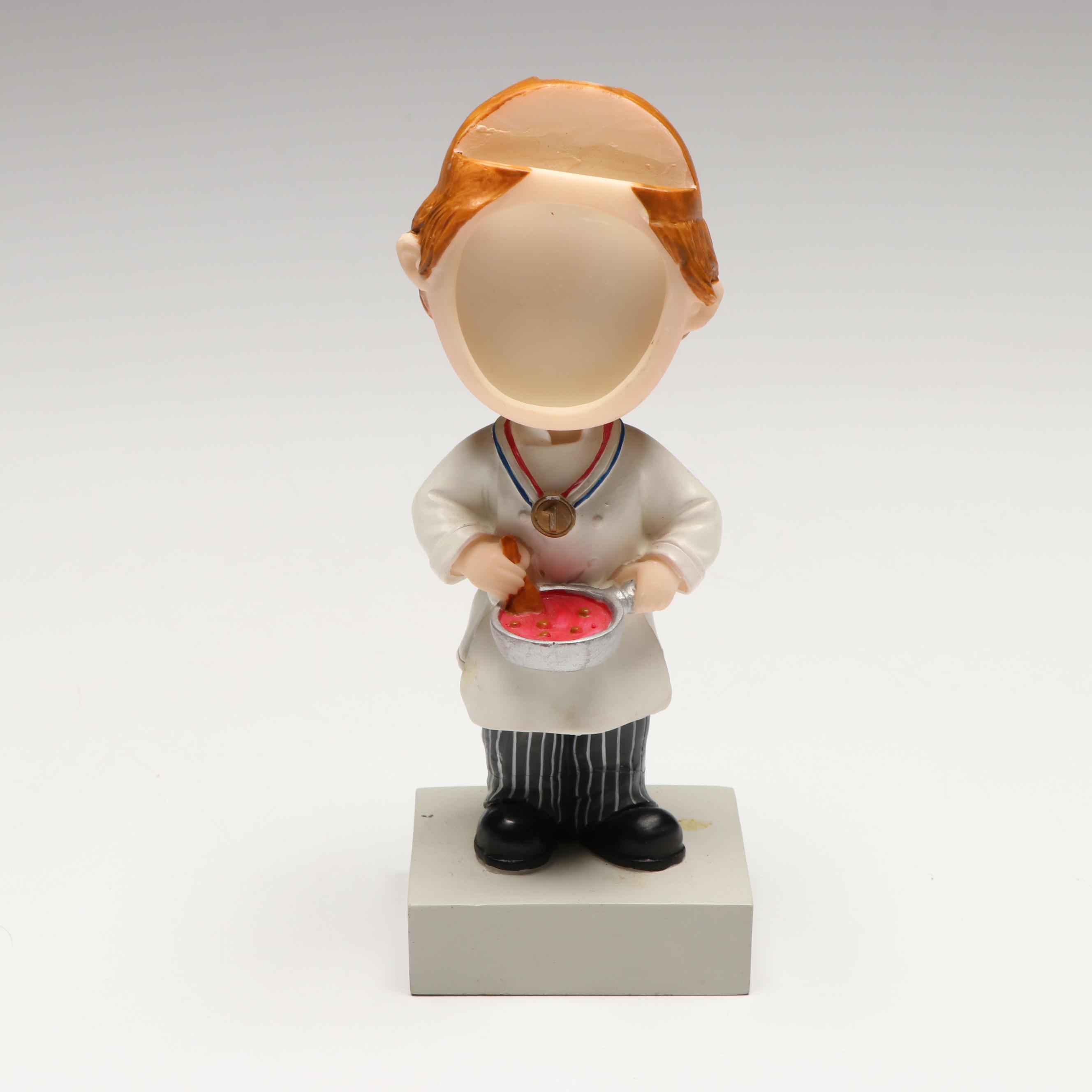 Chef Themed Novelty Candle Holders and Décor