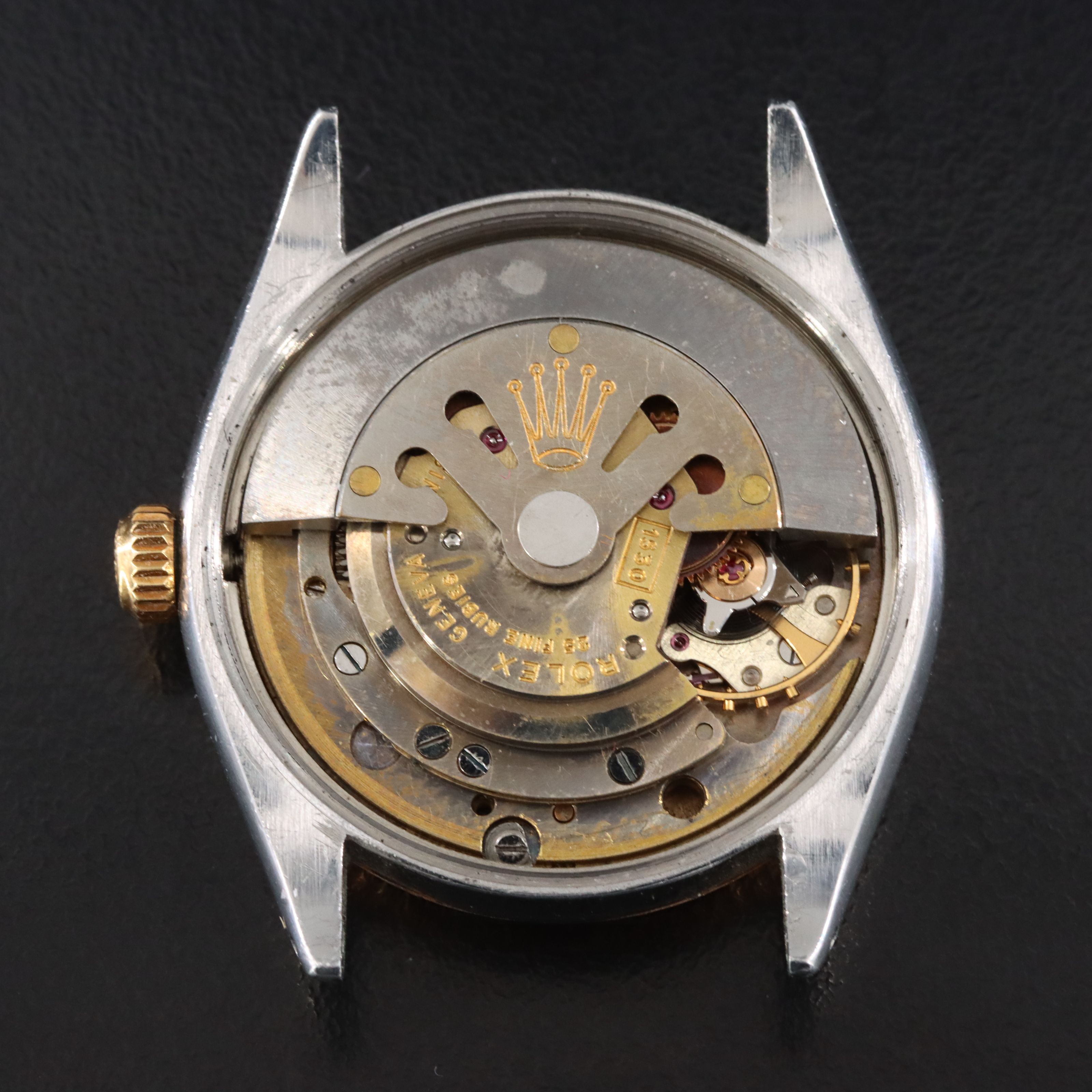 Rolex Explorer Precision 5501 Honeycomb Dial Vintage Watch c.1958