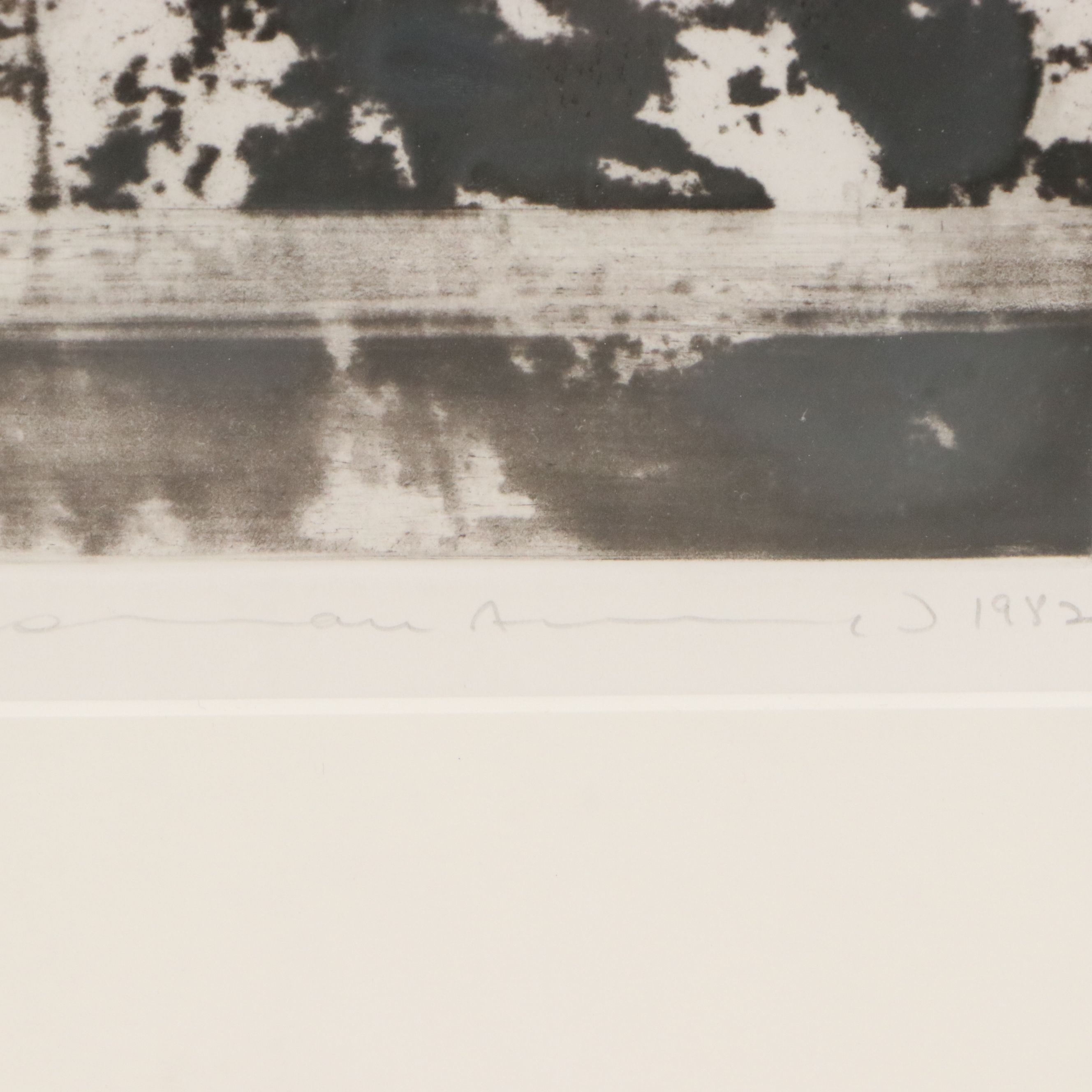 Norman Ackroyd Aquatint "Still Water," 1982