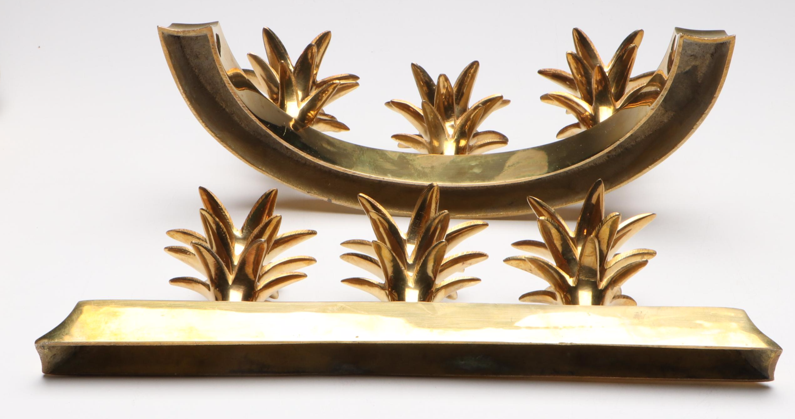 Indian Brass Pineapple Centerpiece Candle Holder