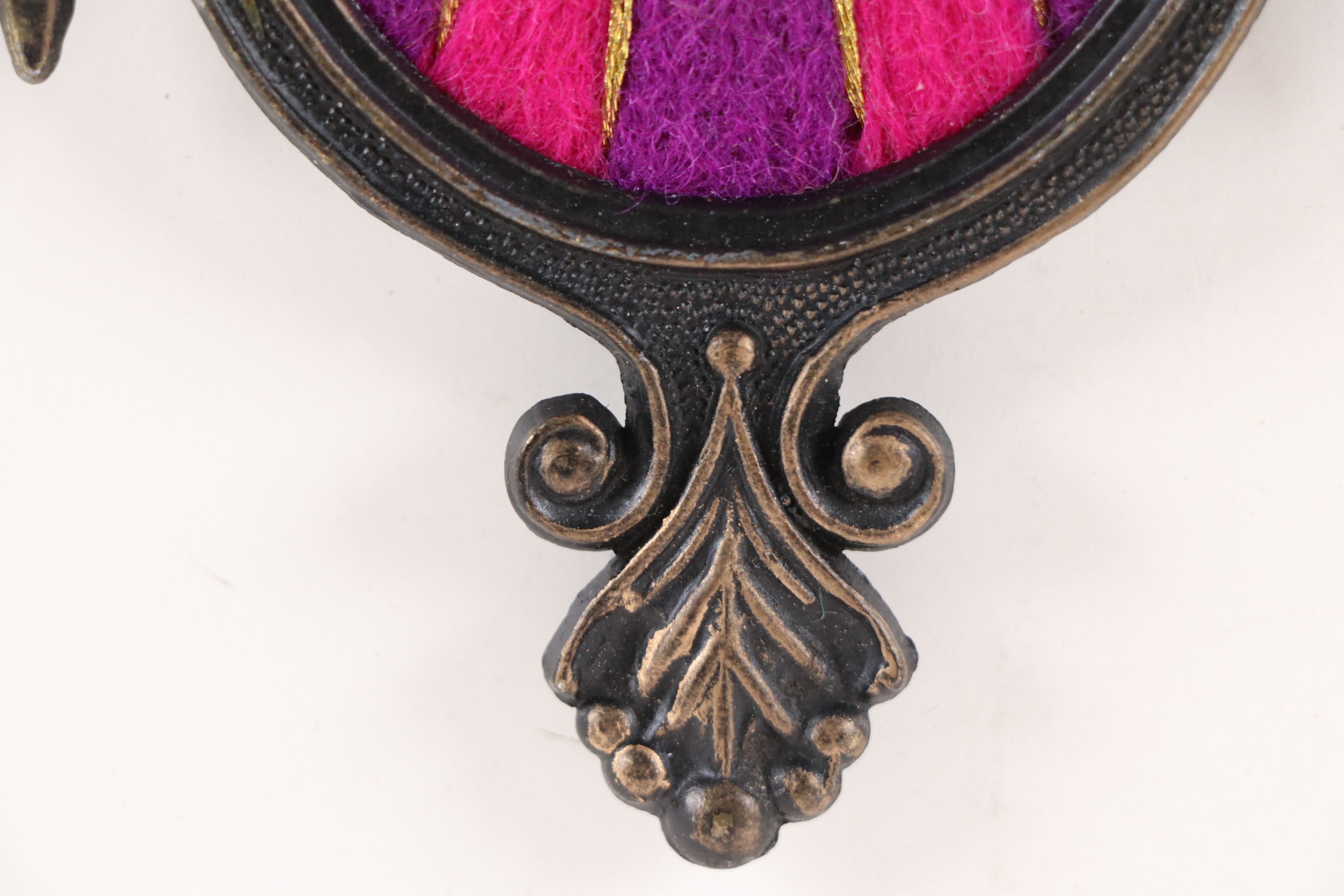 Sarah Miller Fiber Art Wall Hanging of Mystic Eye, Circa 2026