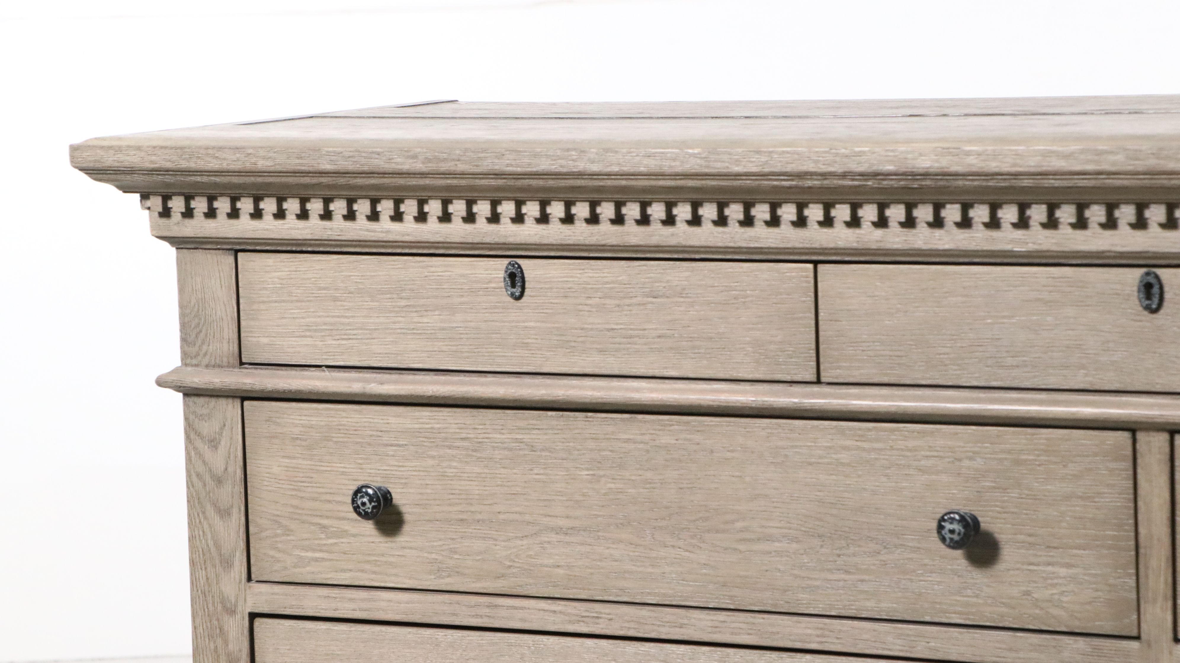 Restoration Hardware Empire Style "St. James" Eleven Drawer Dresser