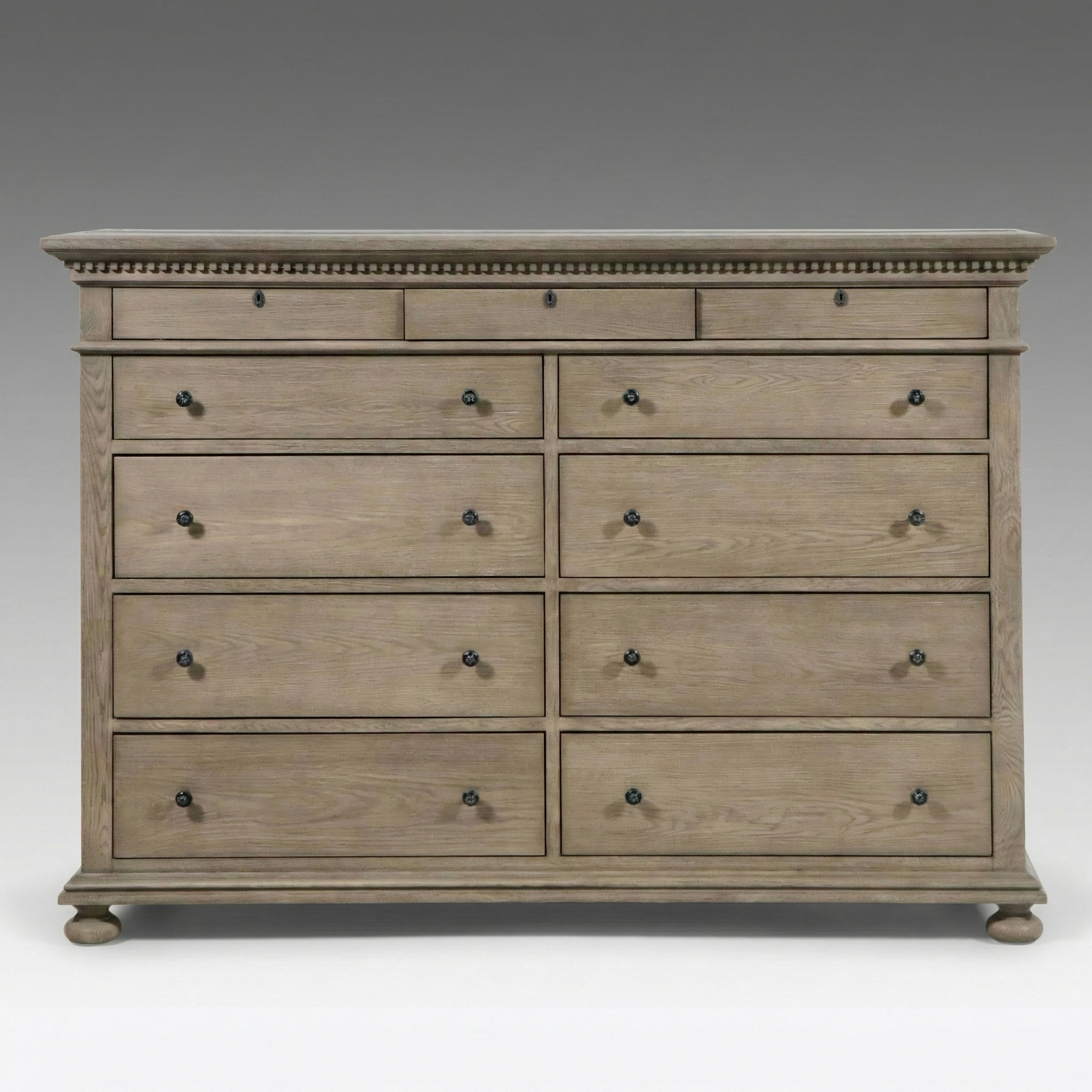 Restoration Hardware Empire Style "St. James" Eleven Drawer Dresser