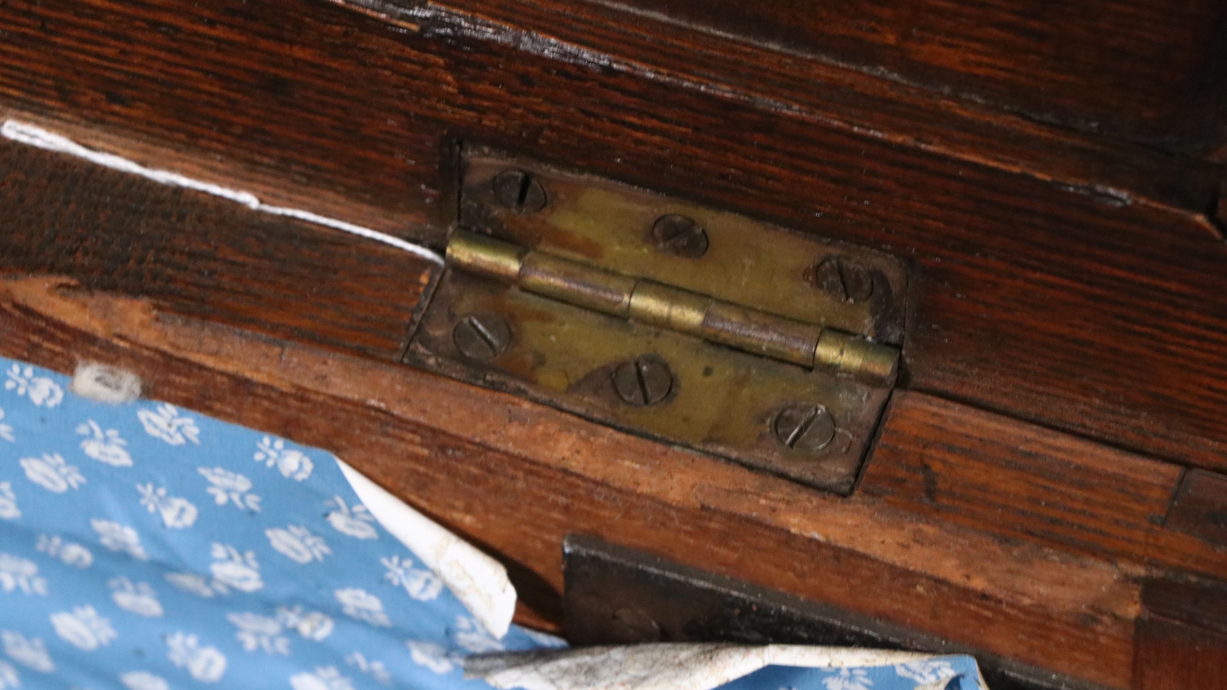 Renaissance Revival Burled Walnut and Oak Blanket Chest, Late 19th Century
