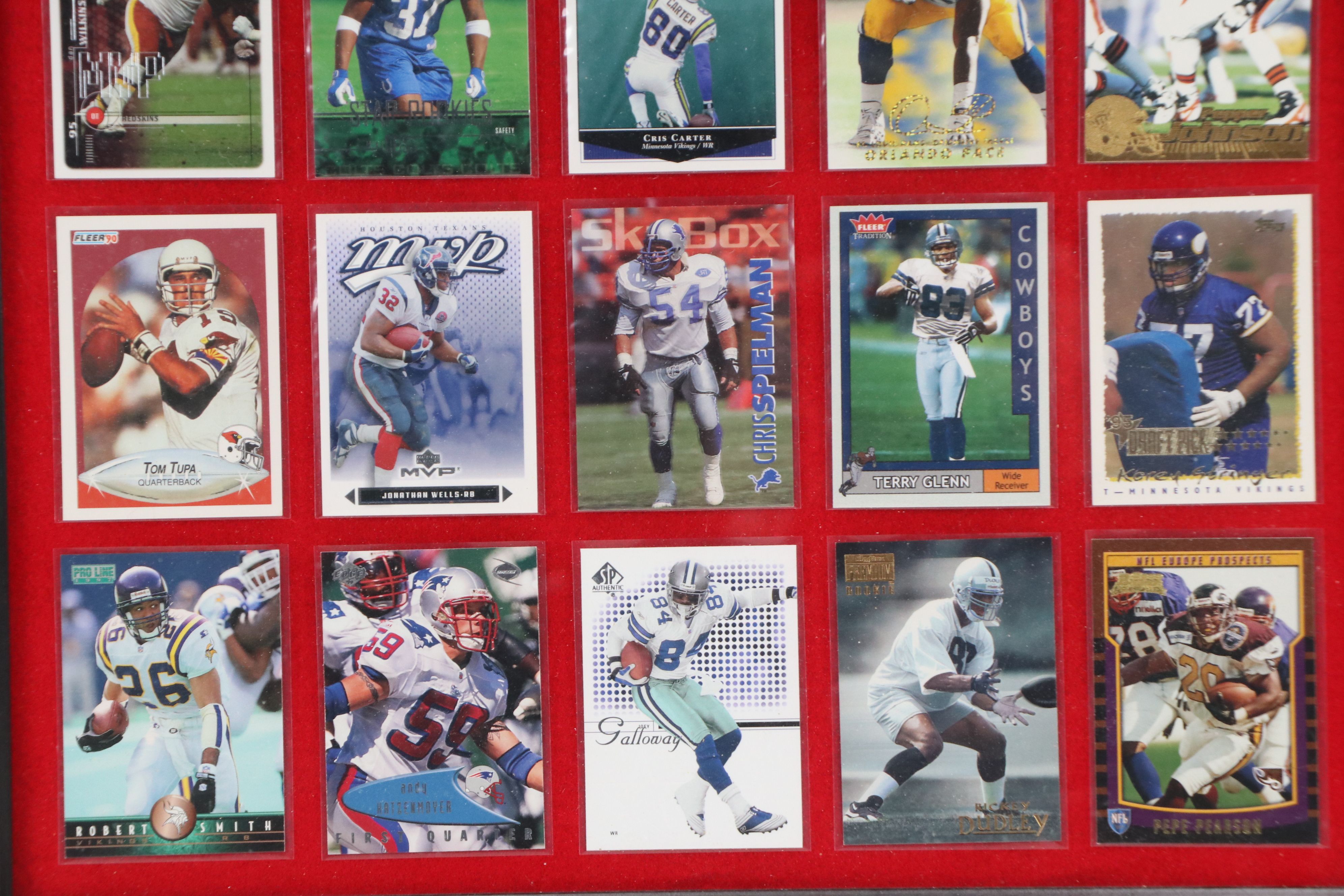 Ohio State Football Card Displays with Mike Nugent Signed Print and More