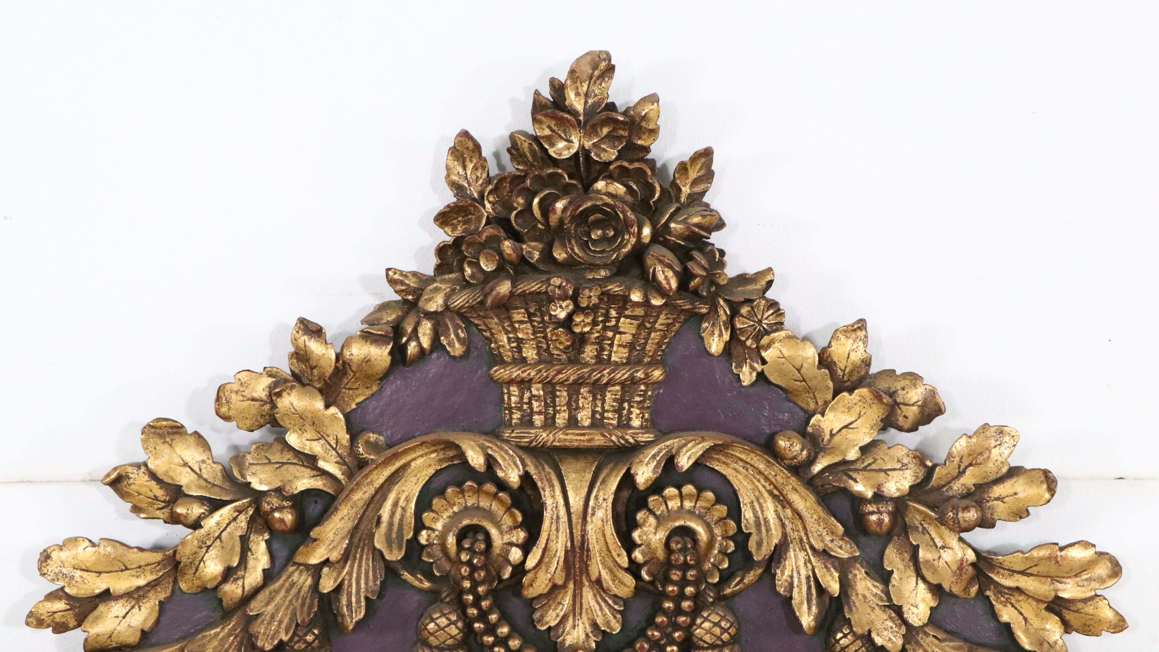 Monumental Size Louis XVI Style Giltwood Mirror, Mid-20th Century