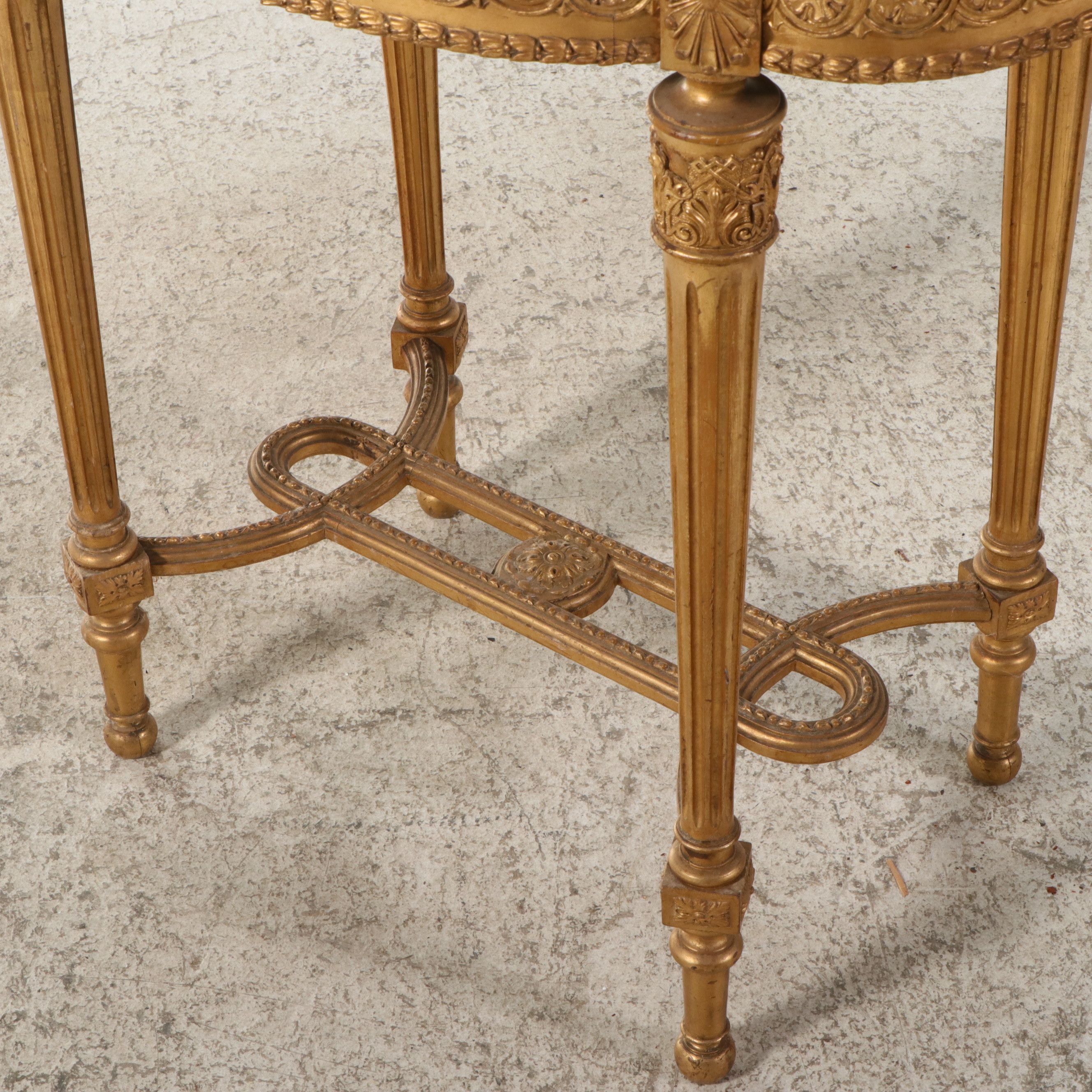 Louis XVI Style Giltwood Occasional Table, Late 19th/Early 20th Century
