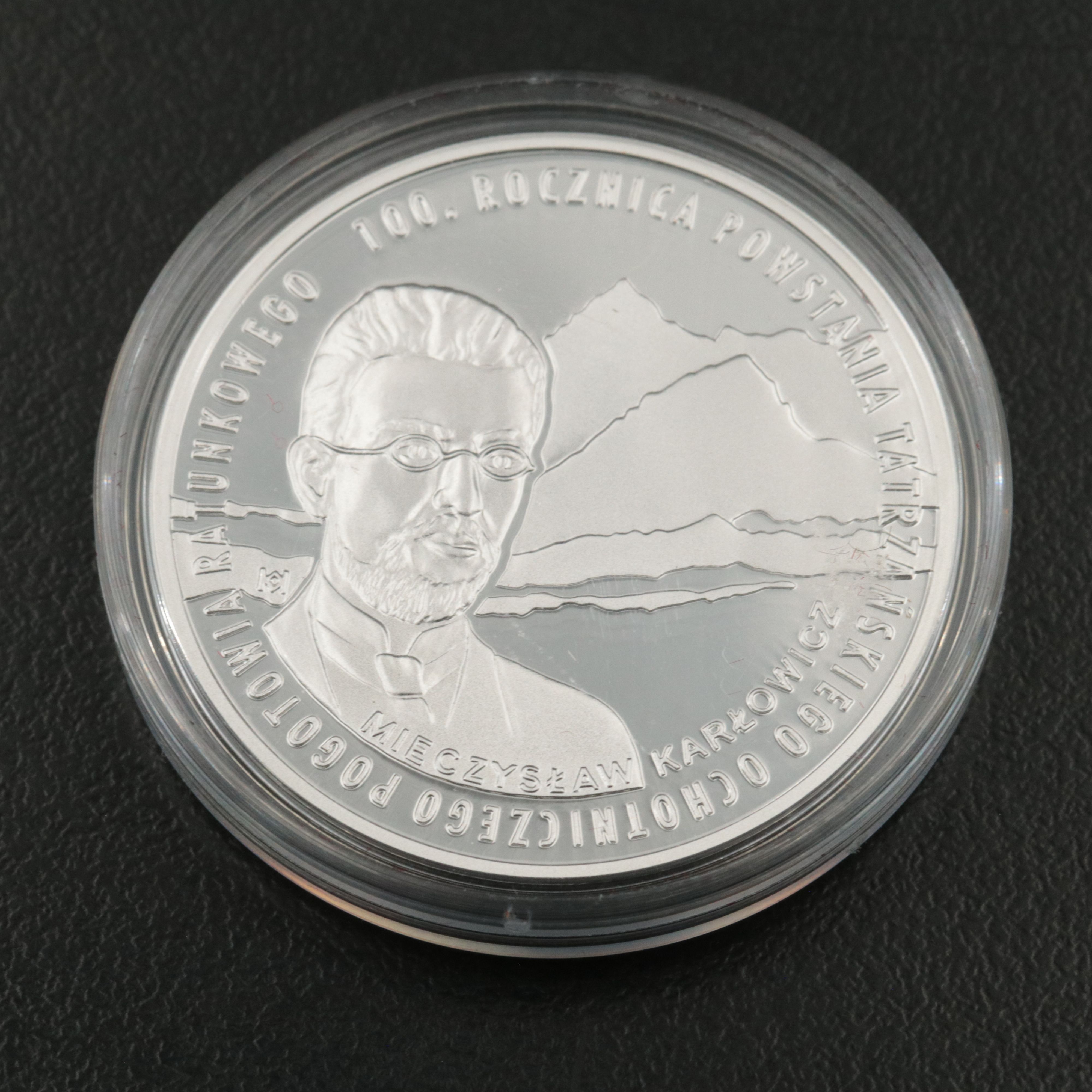 Three 2009 Poland Silver 10 Zloty Commemorative Coins