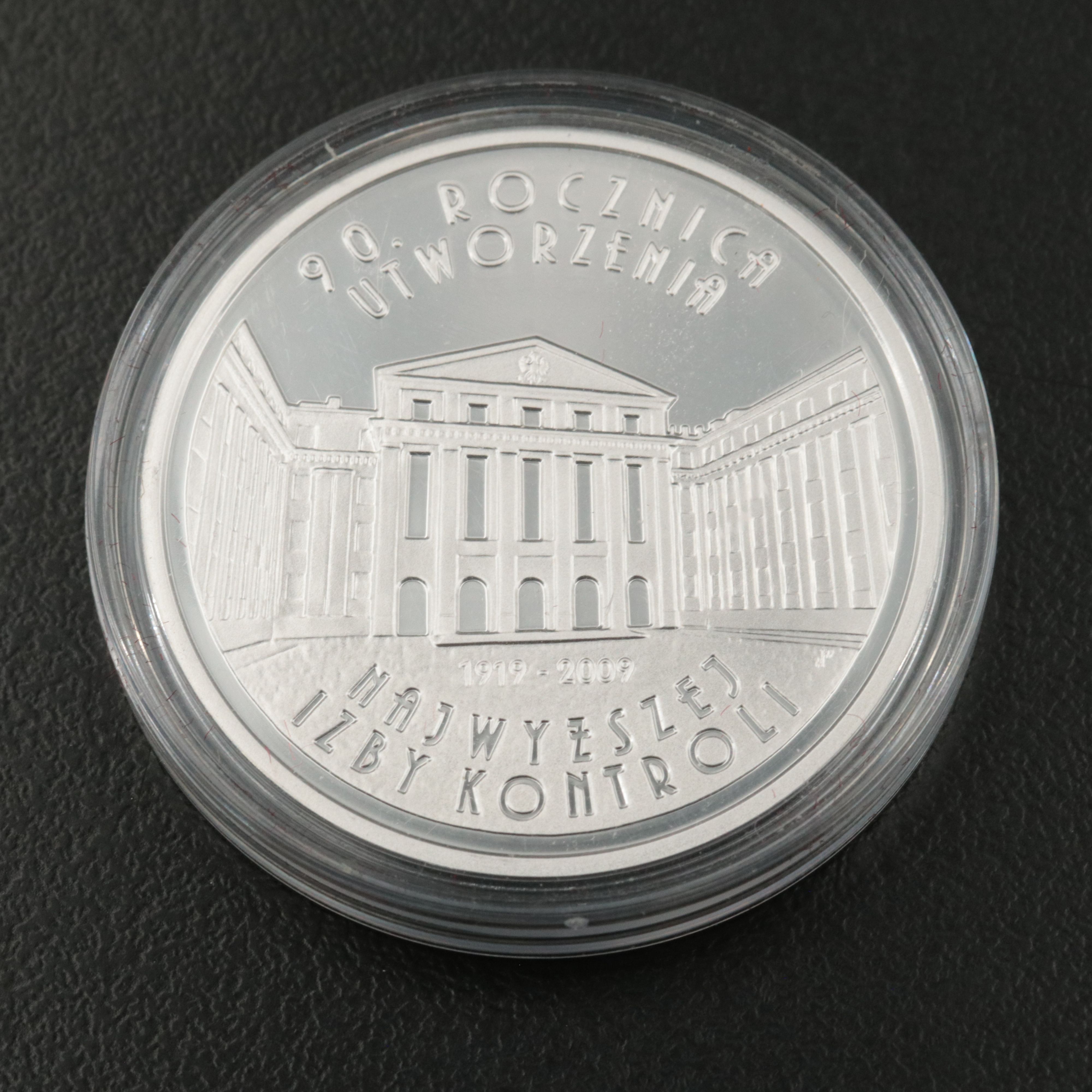Three 2009 Poland Silver 10 Zloty Commemorative Coins