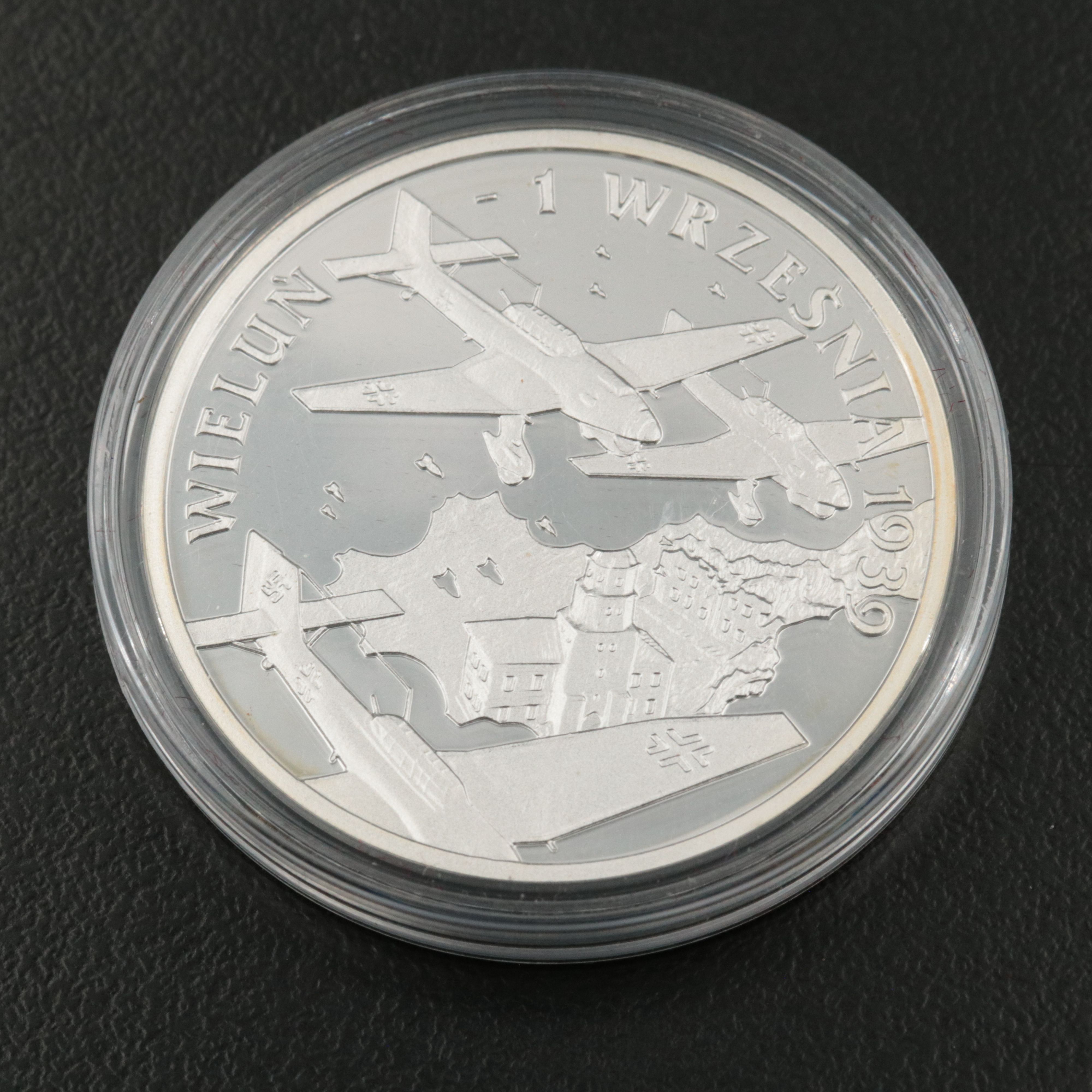 Three 2009 Poland Silver 10 Zloty Commemorative Coins