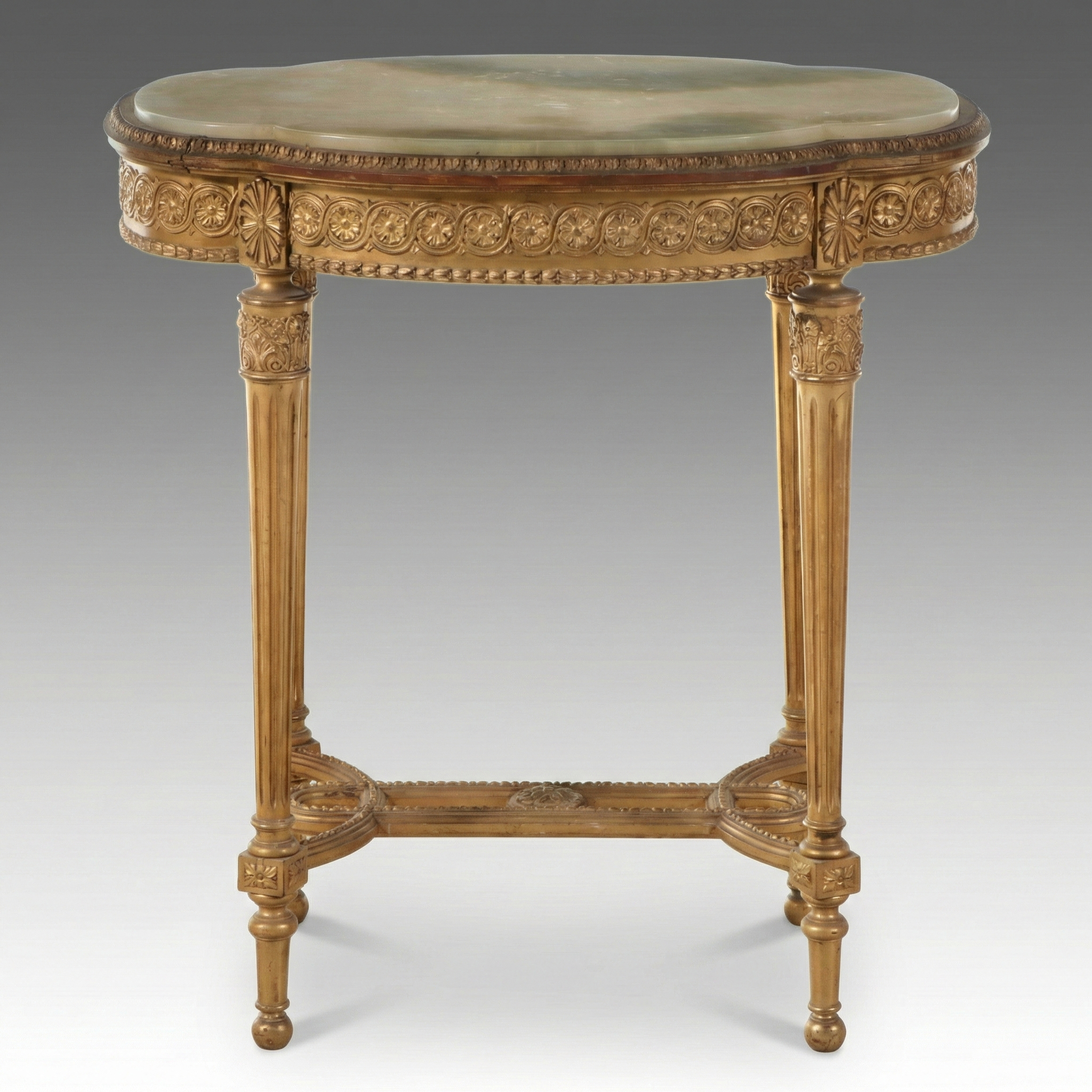 Louis XVI Style Giltwood Occasional Table, Late 19th/Early 20th Century