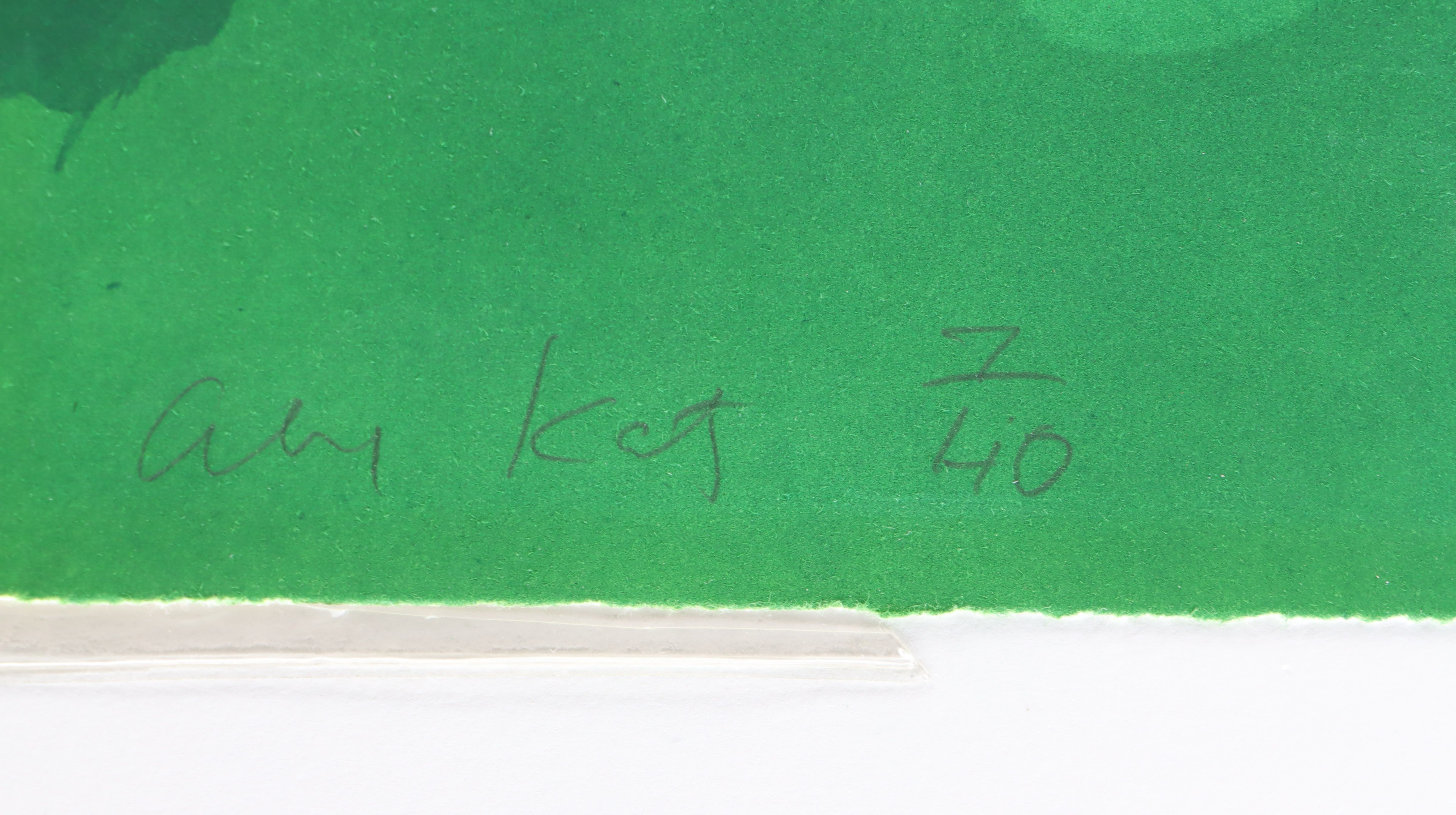 Alex Katz Aquatint "Forest," 1992