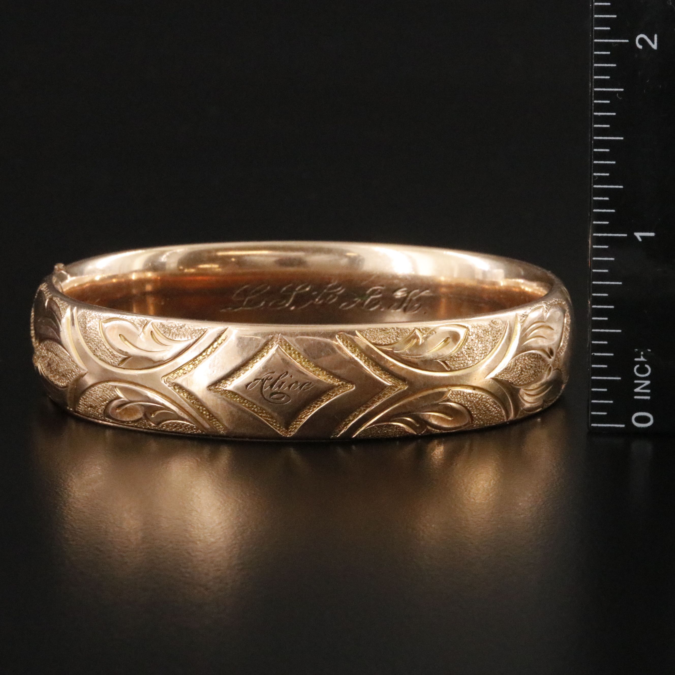 Antique Engraved Bangle