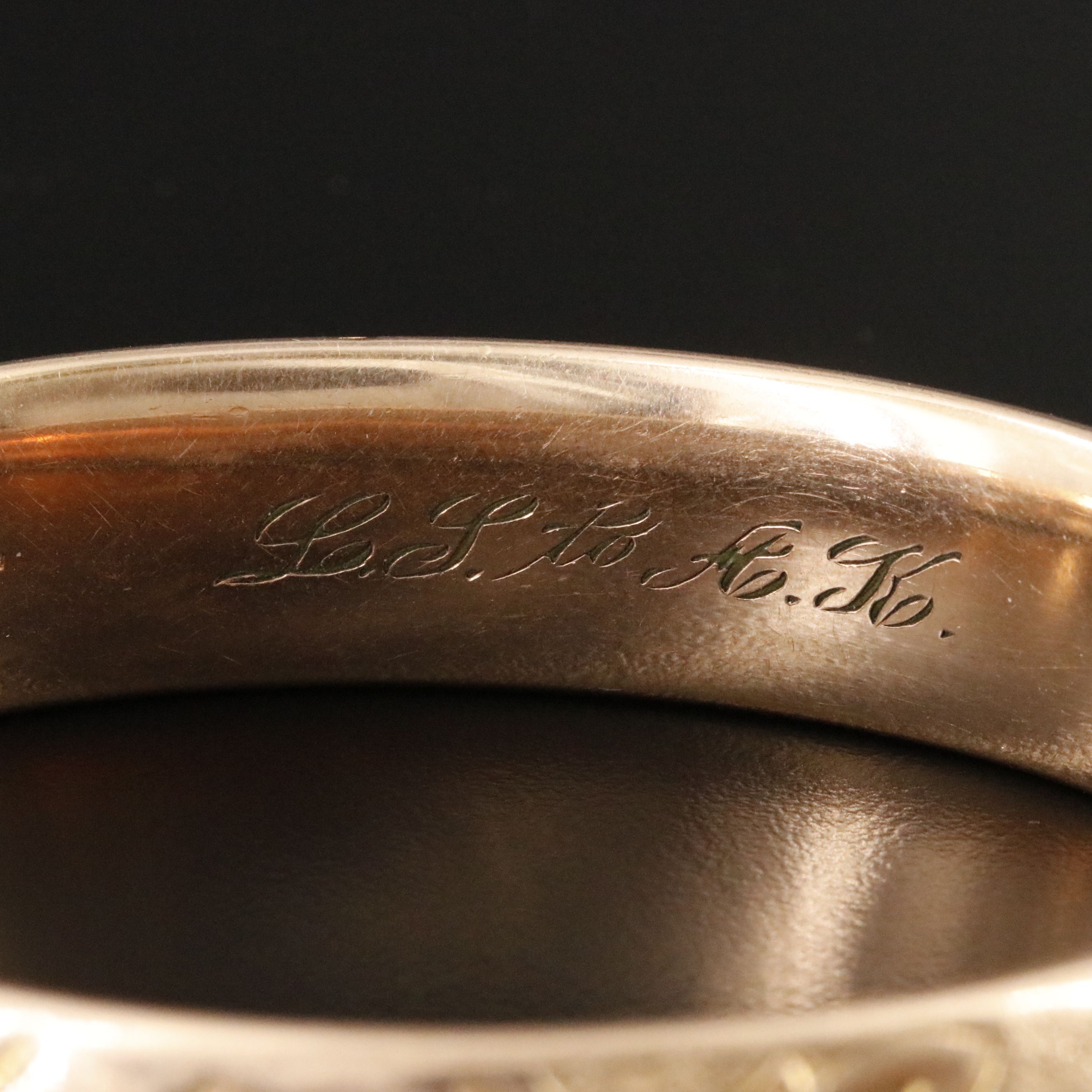 Antique Engraved Bangle