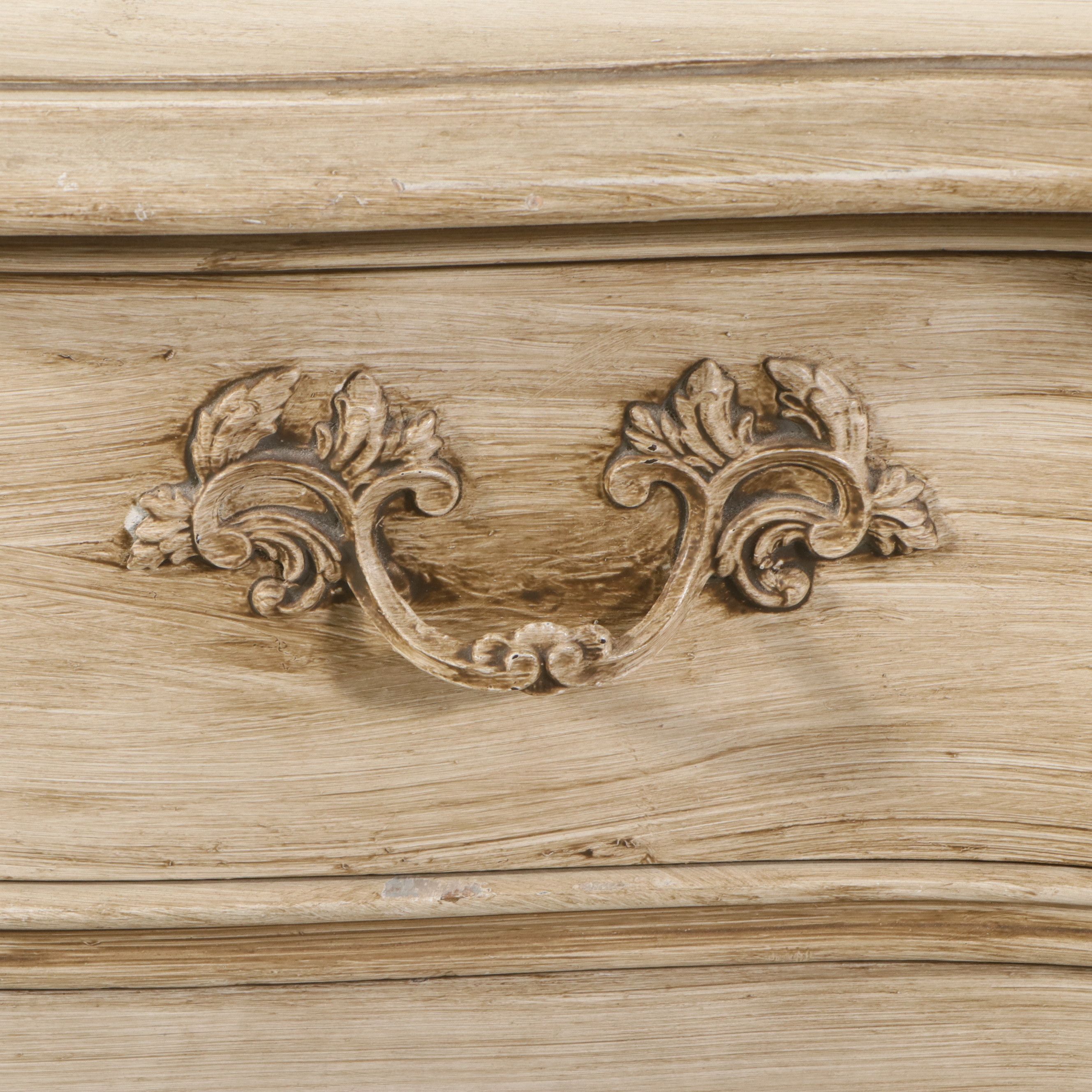 Drew Furniture French Provincial Style Serpentine Front Chest of Drawers