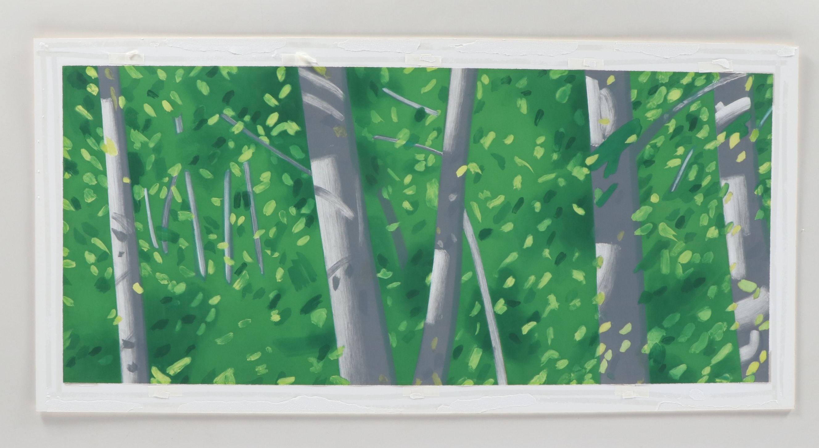 Alex Katz Aquatint "Forest," 1992